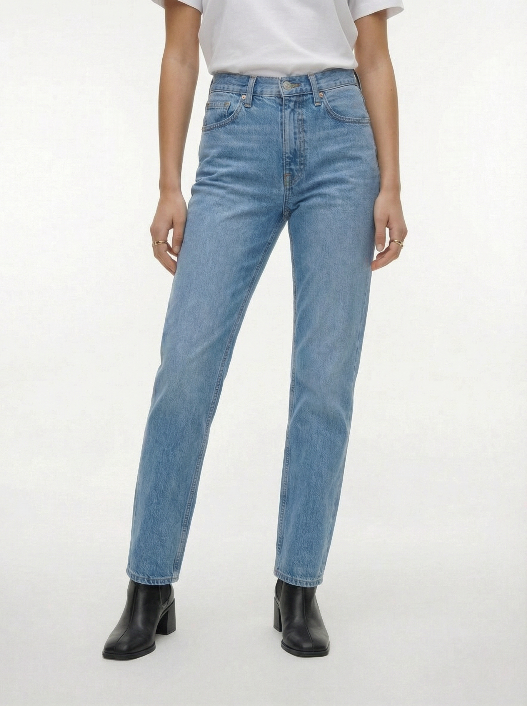 VERO MODA® TSRUNWAY Mid rise Straight Fit Jeans