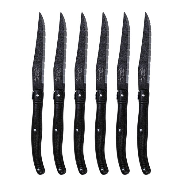 Biffkniver 23 cm 6 stk stonewash