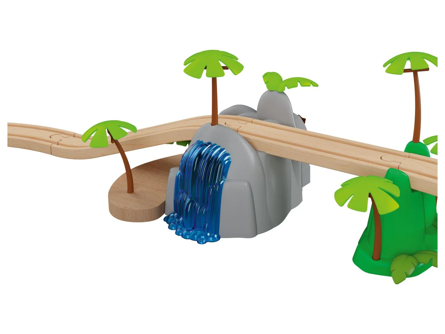 Playtive Set de chemin de train en bois