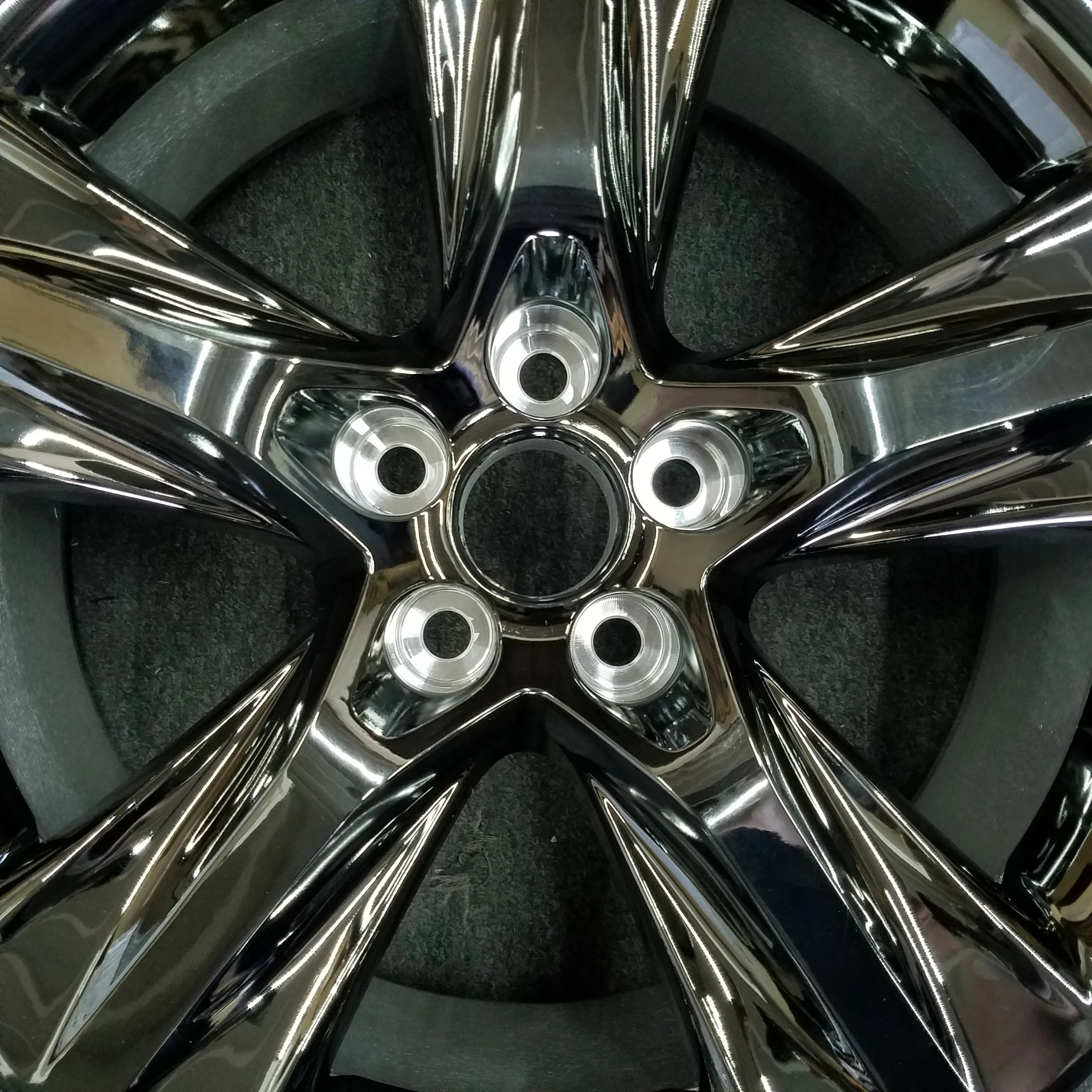 New Single 19" 19X7.5 Wheel With Black Chrome Clad Cover for 2014-2019 Toyota Highlander OEM Style Replacement Rim 75229 - Image 3