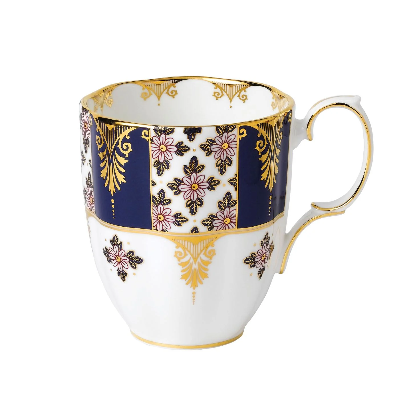 Royal Albert 100 Years of Royal Albert 1900 Regency Blue Mug
