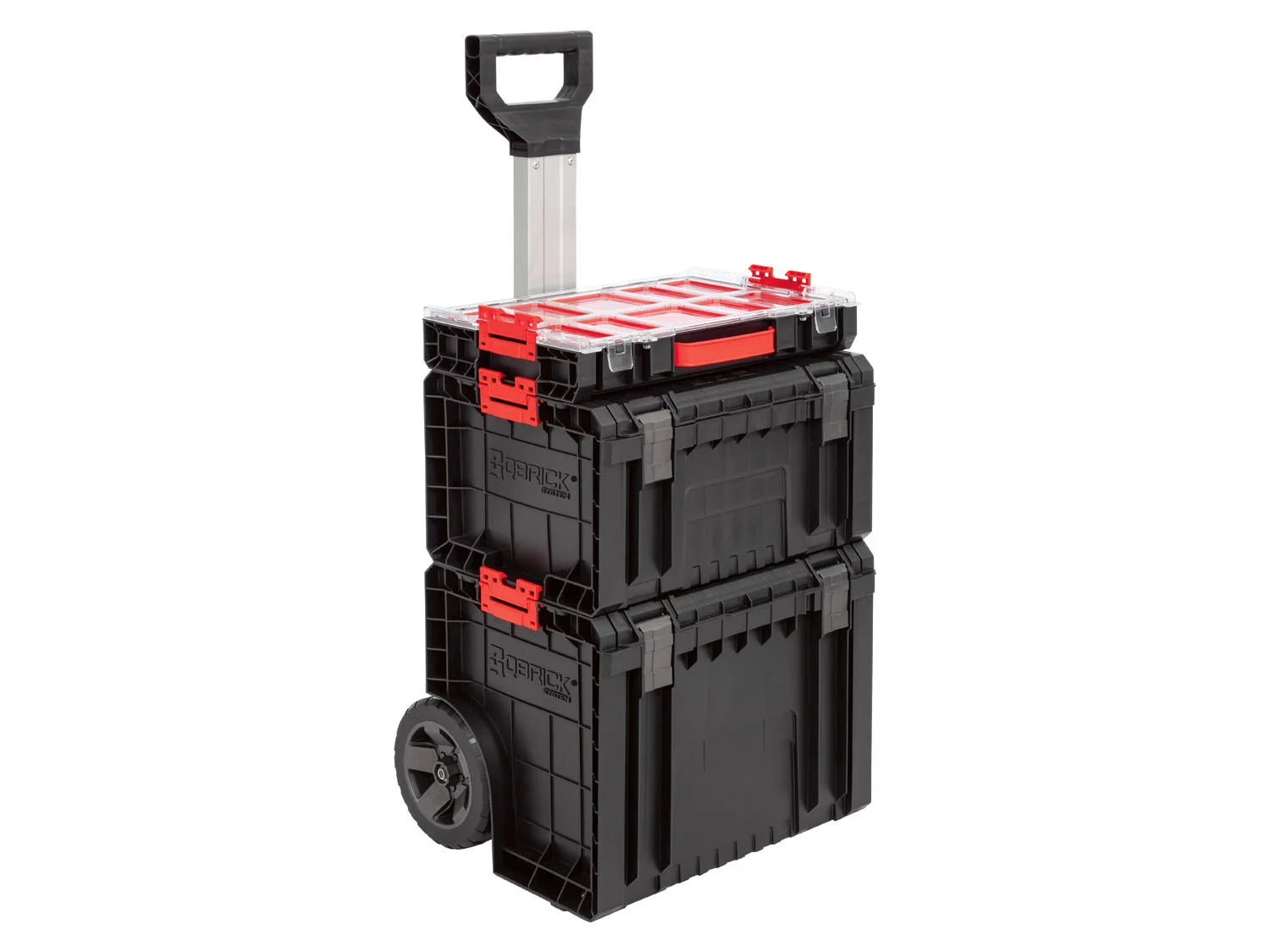 Ensemble chariot à outils Qbrick System PRO + boîte à outils PRO + organiseur PRO 100