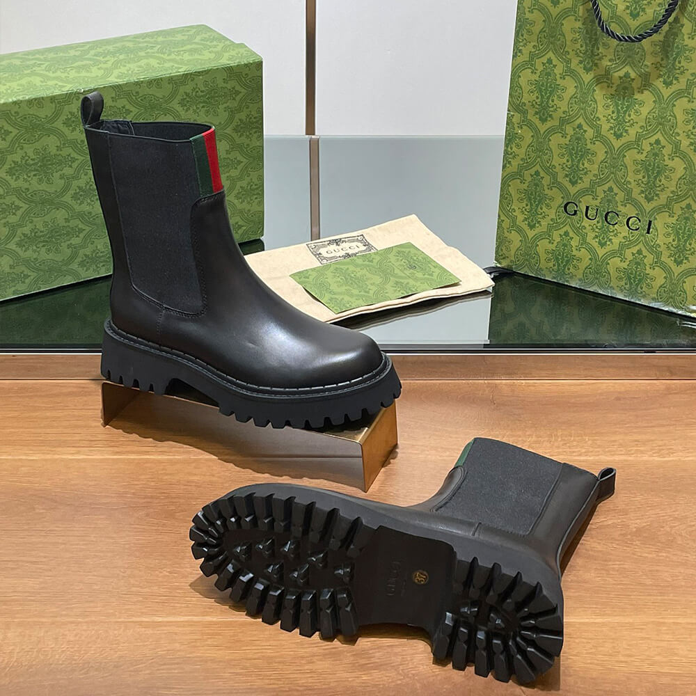 GUCCI Women s boot with Web