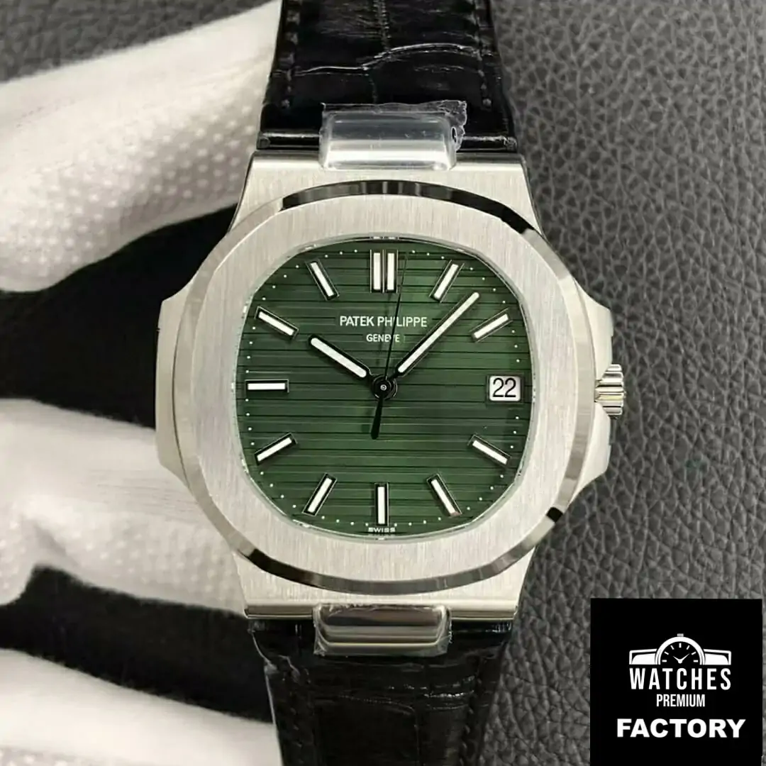 Patek Philippe Nautilus 5711 / 1A-014 3K Factory Black Strap