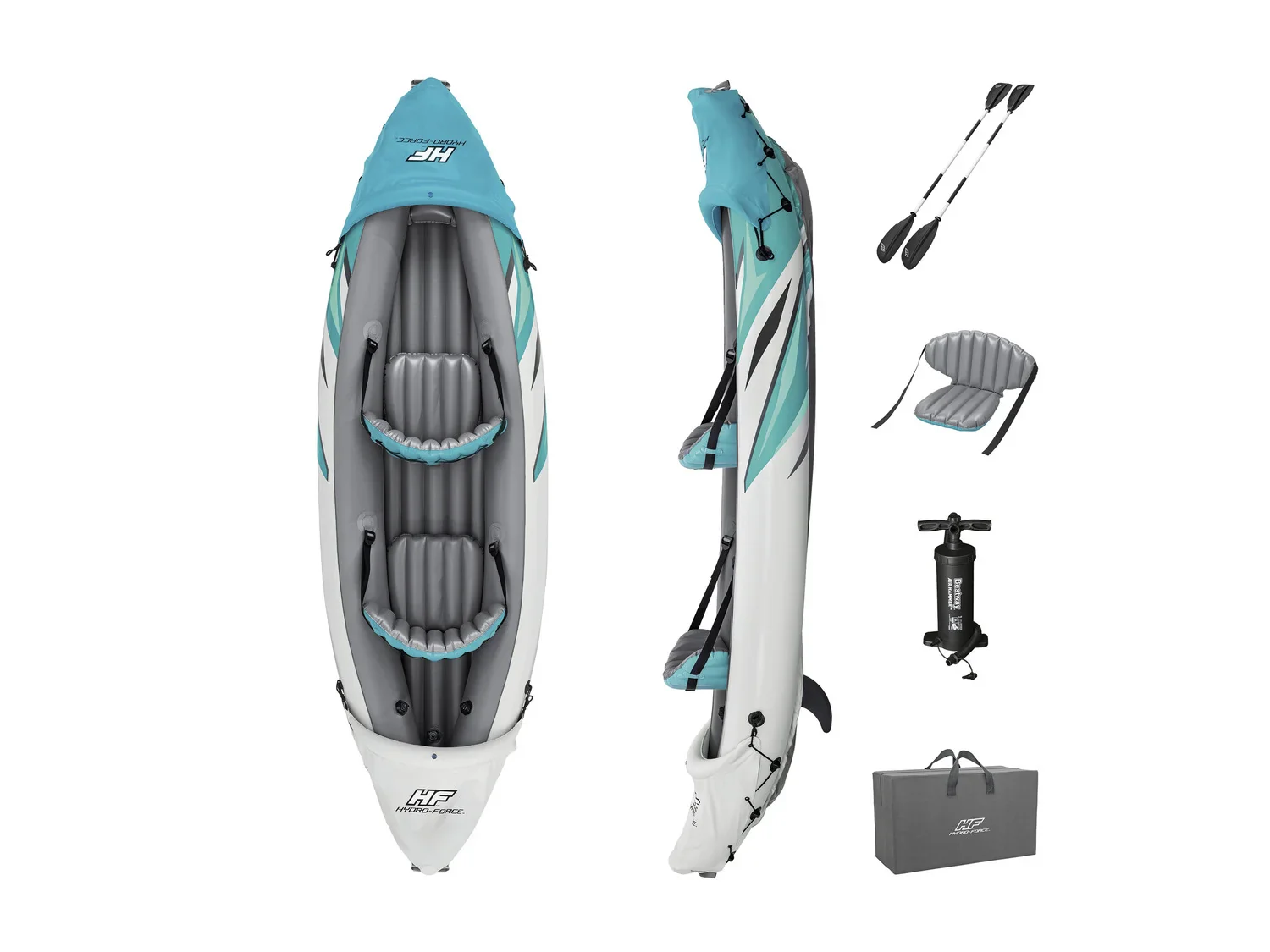 Bestway Set de kayak gonflable Hydro-Force Rapid Elite X2