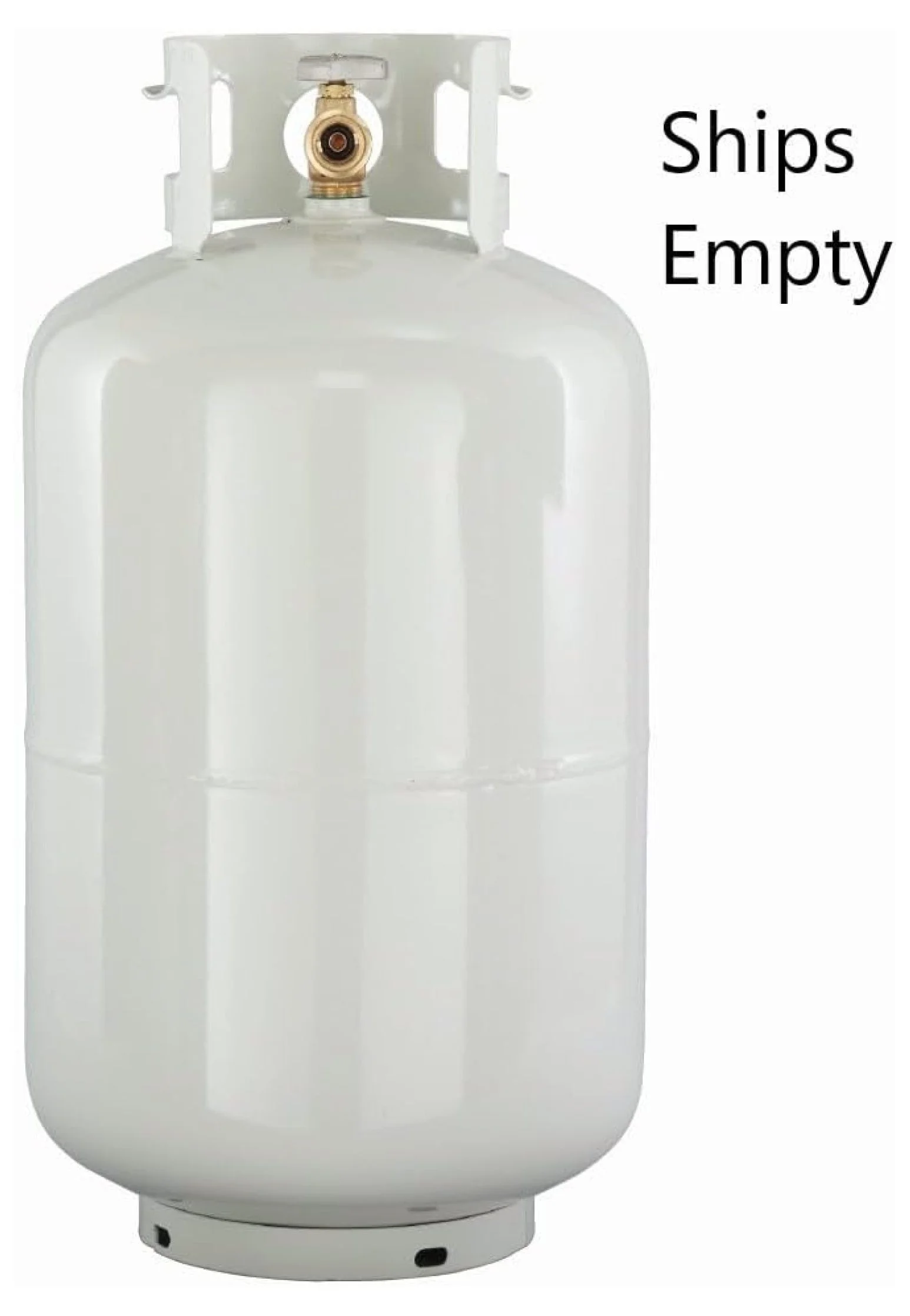 New 30 lb. Steel Propane/LP Cylinder with OPD White 30LBLPG - Image 2