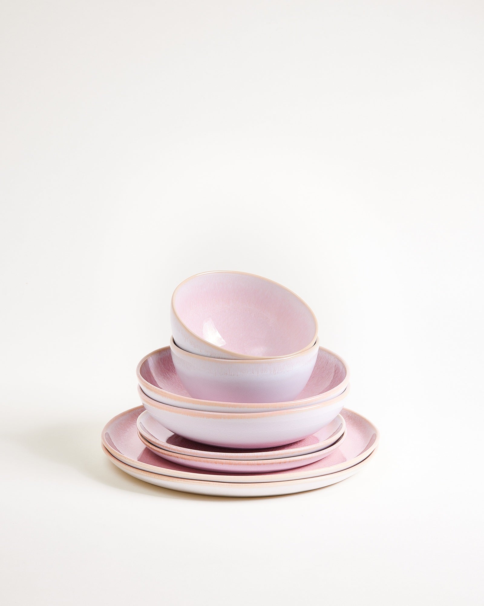 MELIDES - TABLEWARE SET ROSÉ 8 PIECES