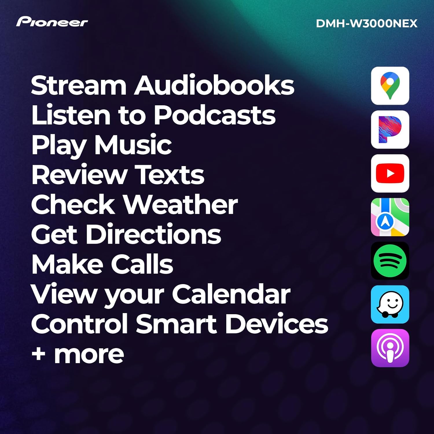 Pioneer DMH-W3000NEX 6.8