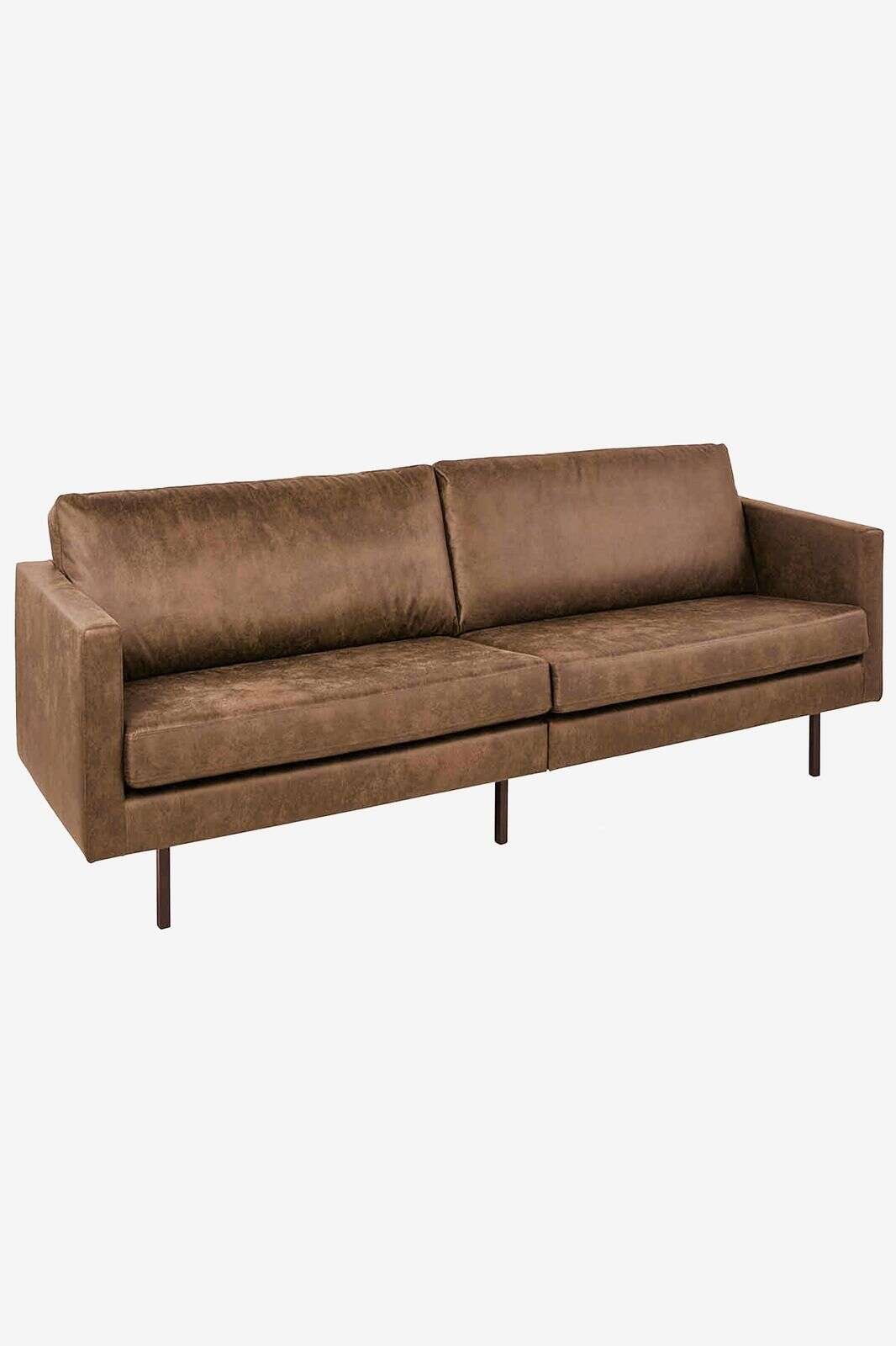 Amsterdam leer clean bank 3-zits bruin
