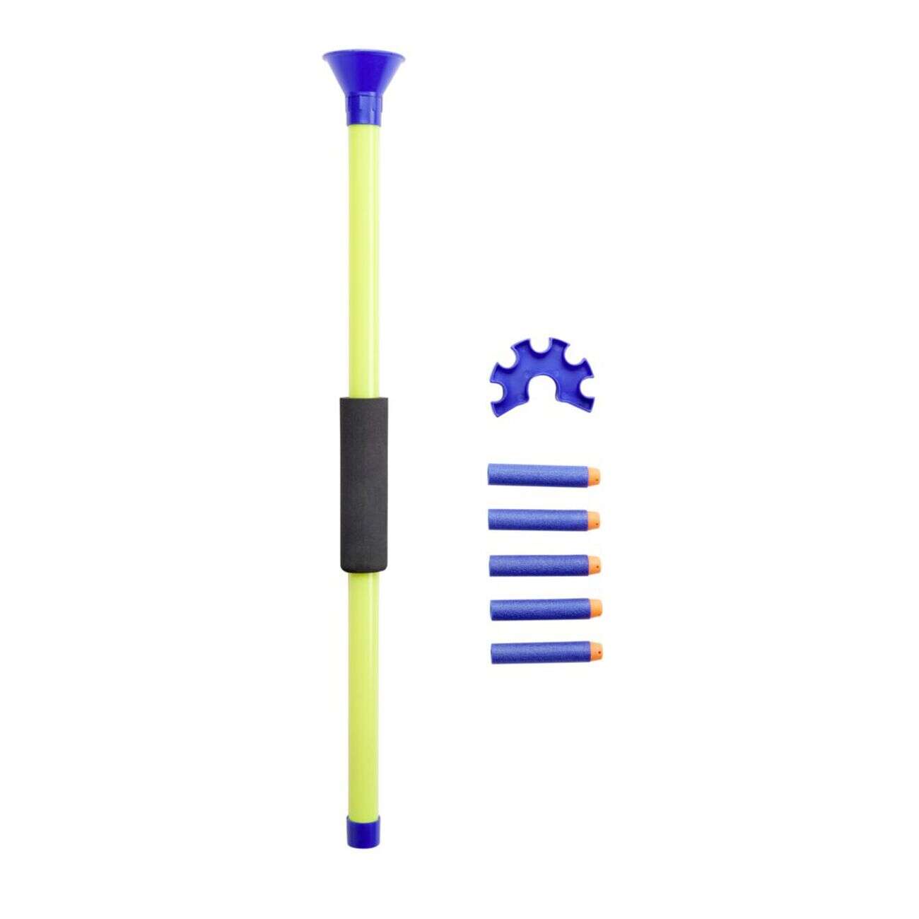 Sarbacane avec 5 balles Ø4,8xL46cm