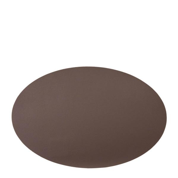 West kuvertbrikke oval 43,5x28,5cm mørk sjokolade