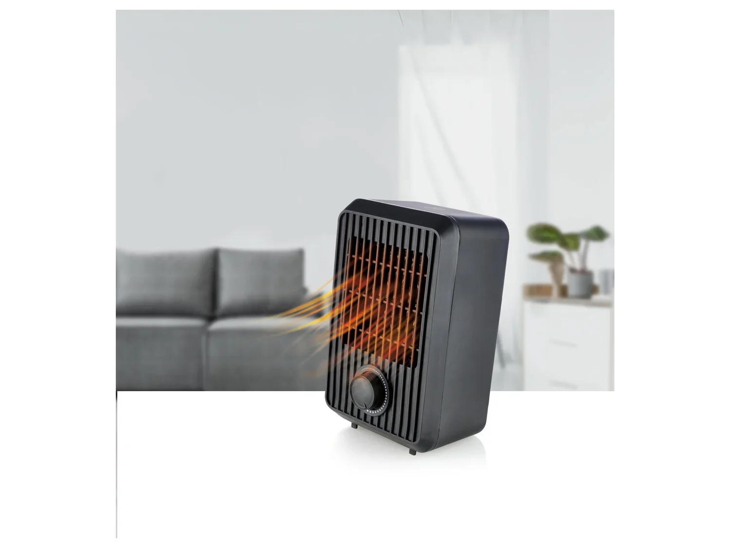 SILVERCREST Radiateur de table soufflant STHL 600 A1, 600 W