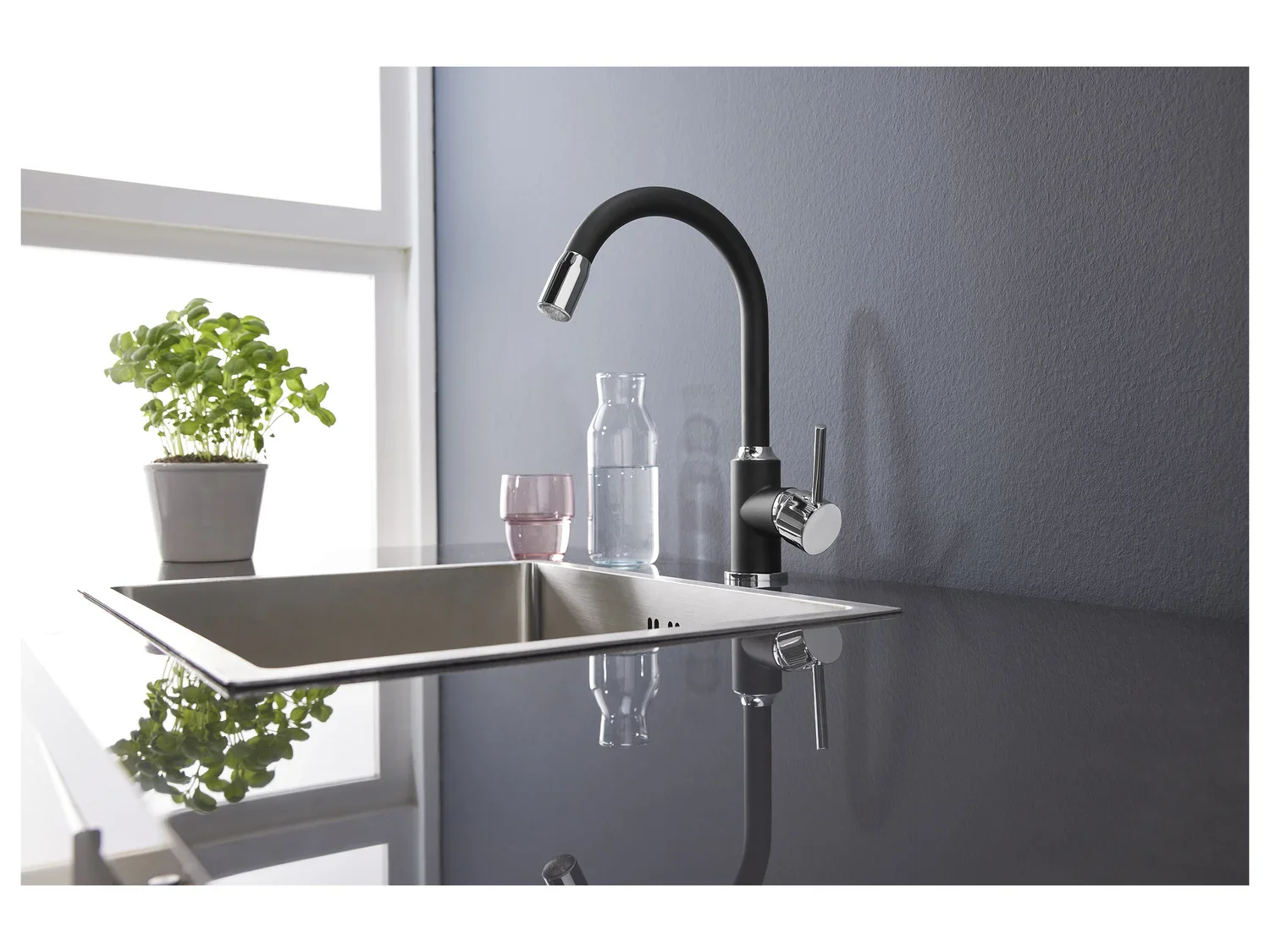 LIVARNO home Mitigeur robinet dvier  LED