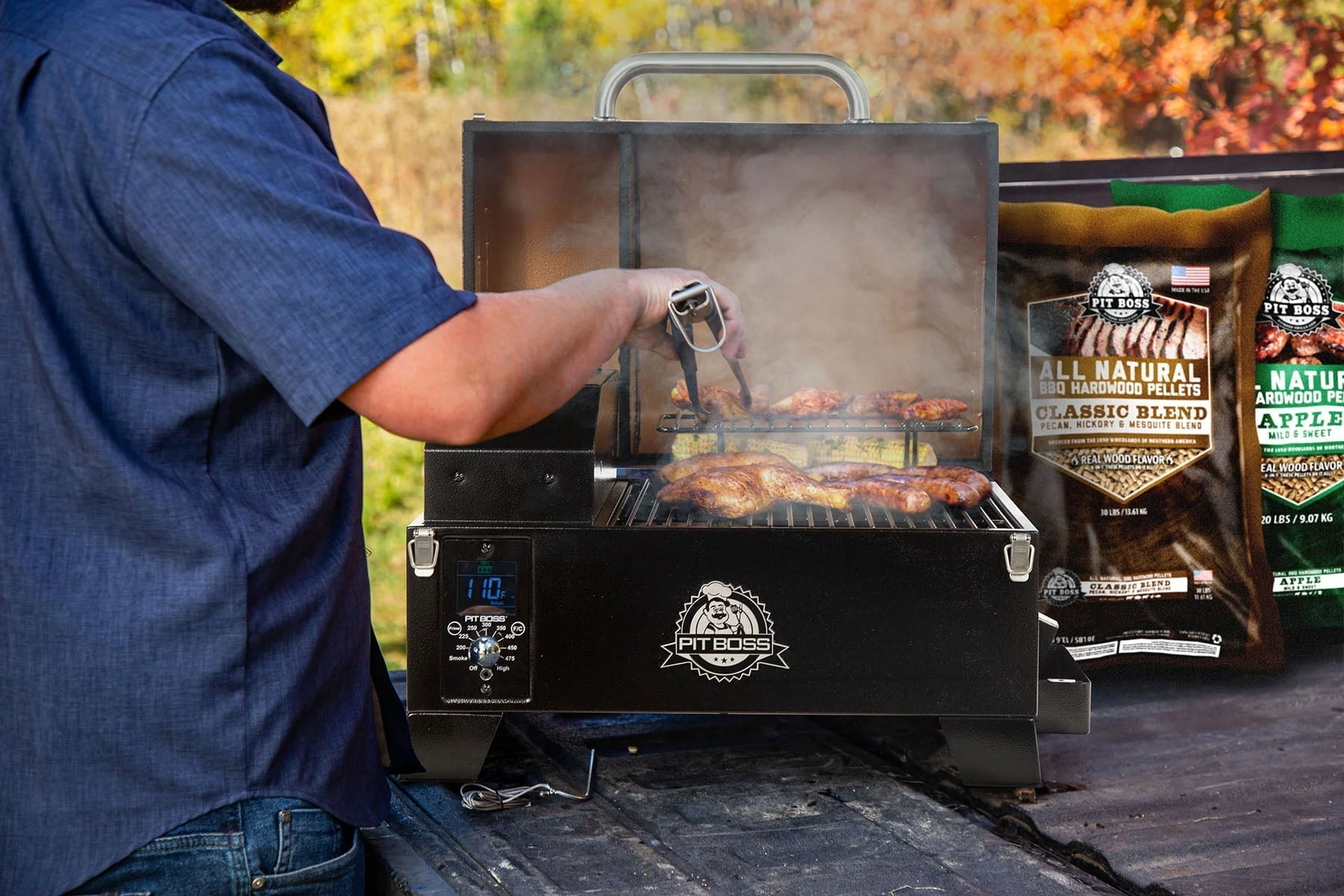 Copper Series Table Top Wood Pellet Grill - PB150PPG - Image 6