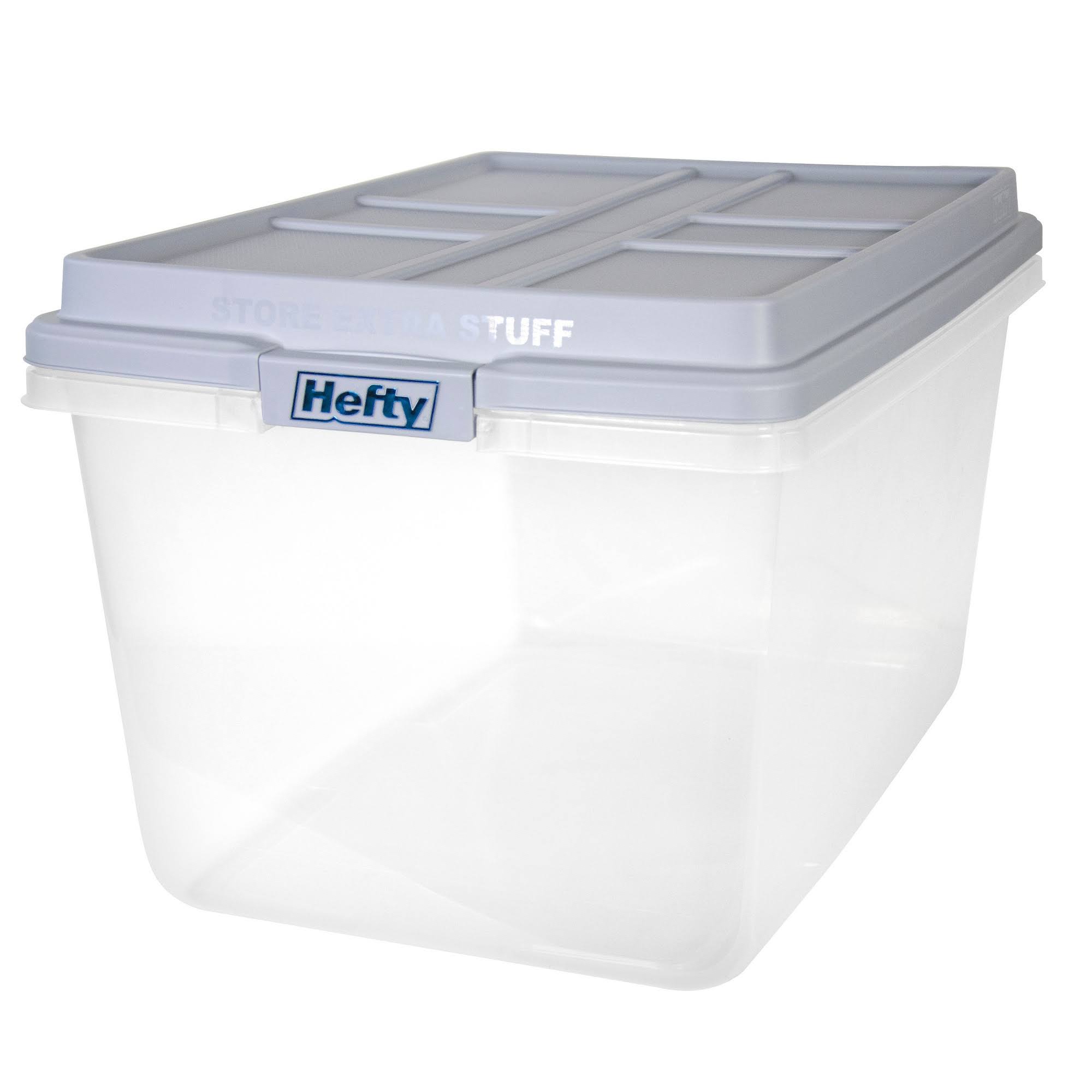 Hefty Storage Container, 72 qt
