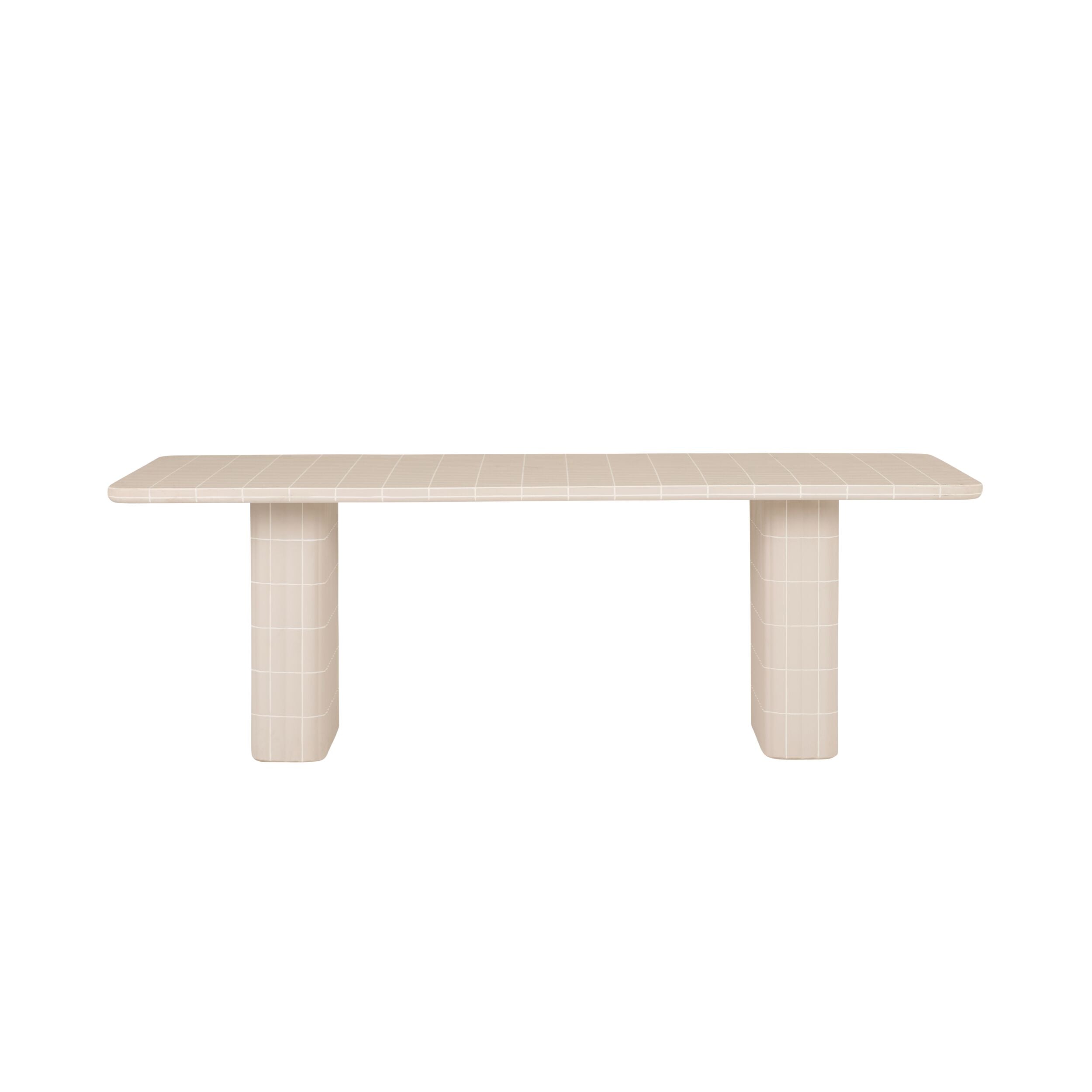Edie Dining Table 225cm Taupe
