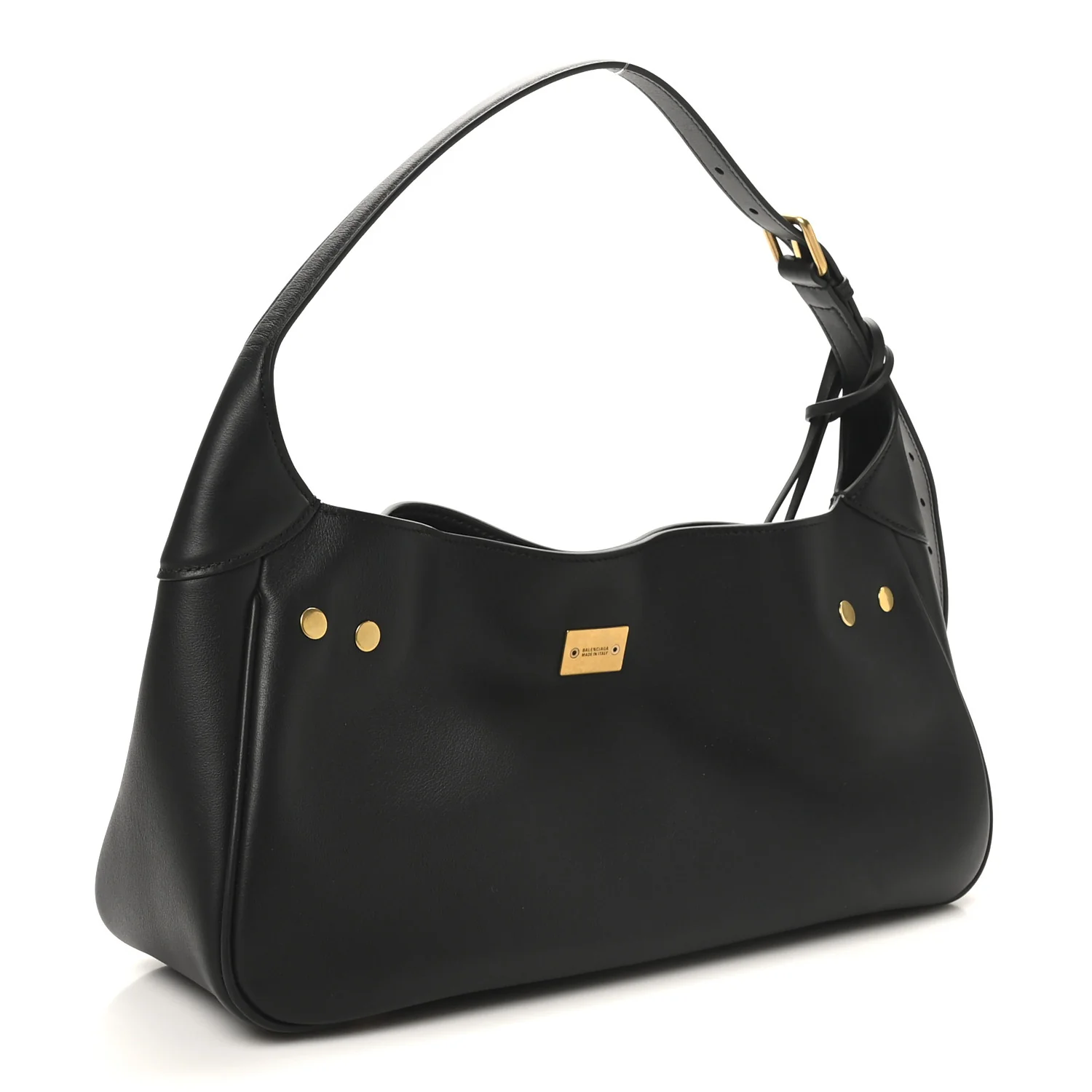 Smooth Calfskin Small Bel Air Shoulder Bag Black