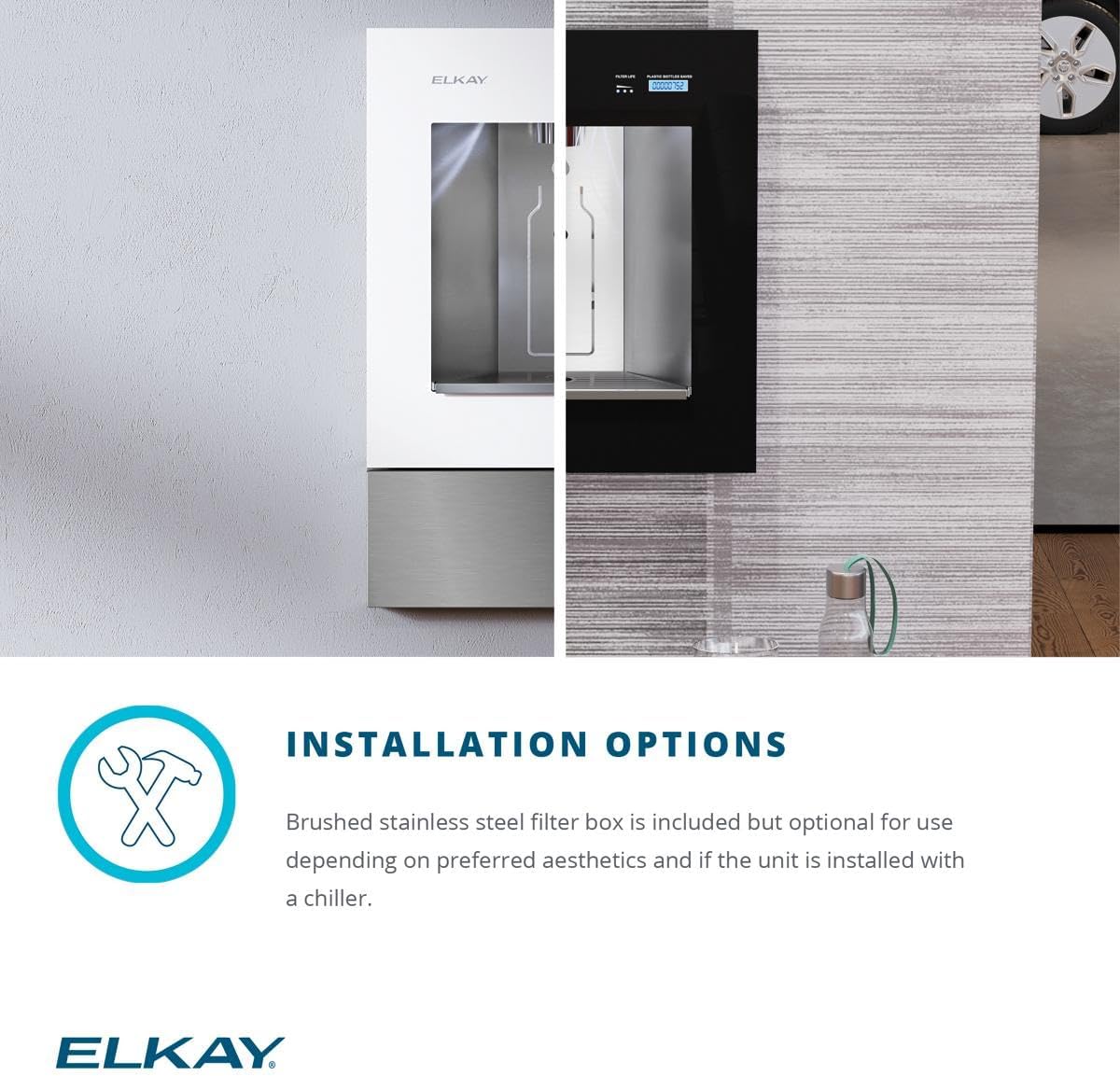 Elkay LBWDC00WHC Water Dispenser, Aspen White