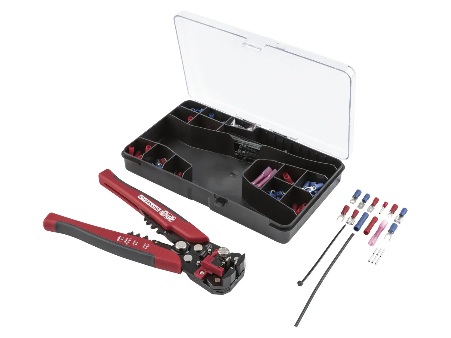 PARKSIDE Set de pinces  sertir PCZS 231 A2, 231 pices