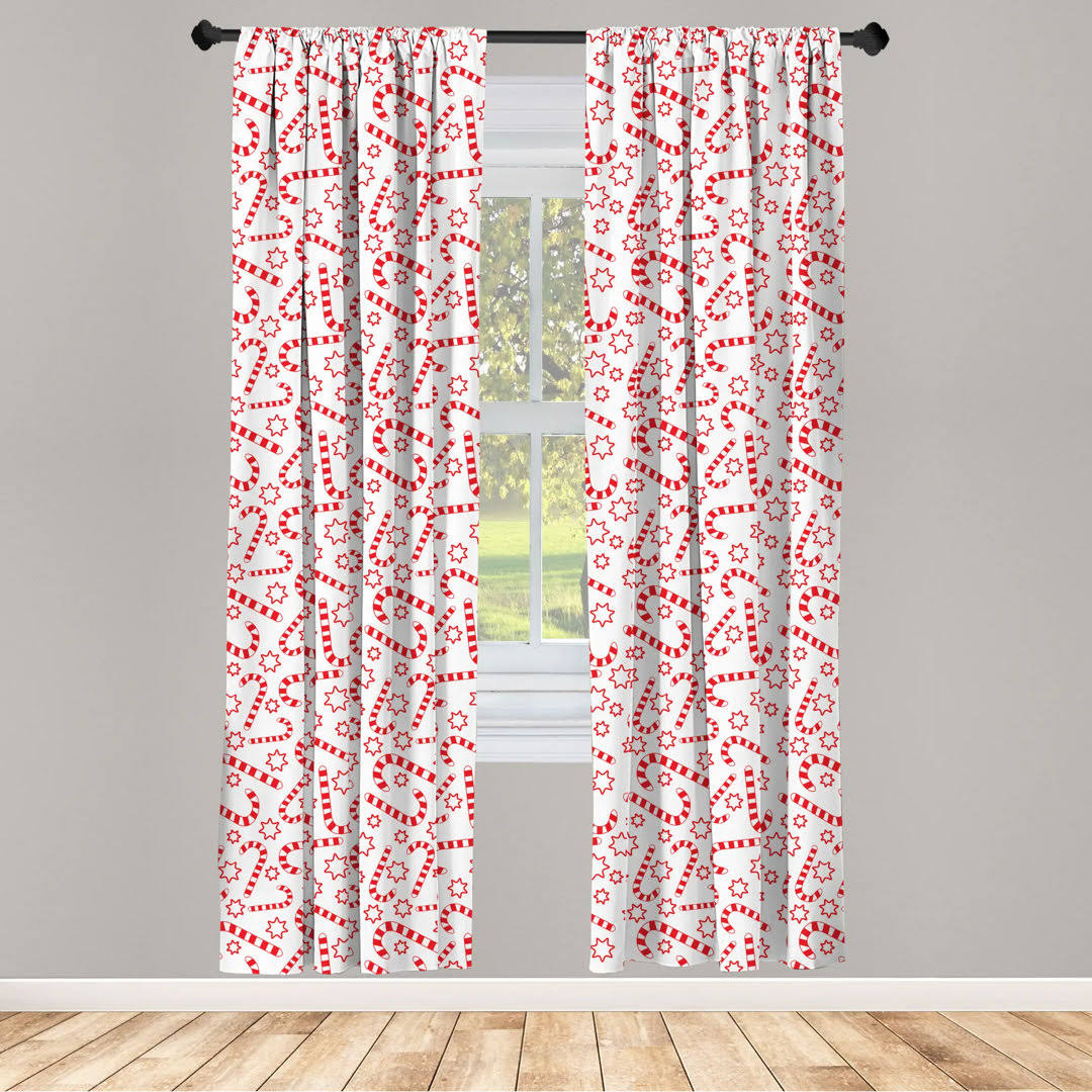 Semi-Sheer Rod Pocket Sliding Panel (Set of 2) East Urban Home Size per Panel: 28
