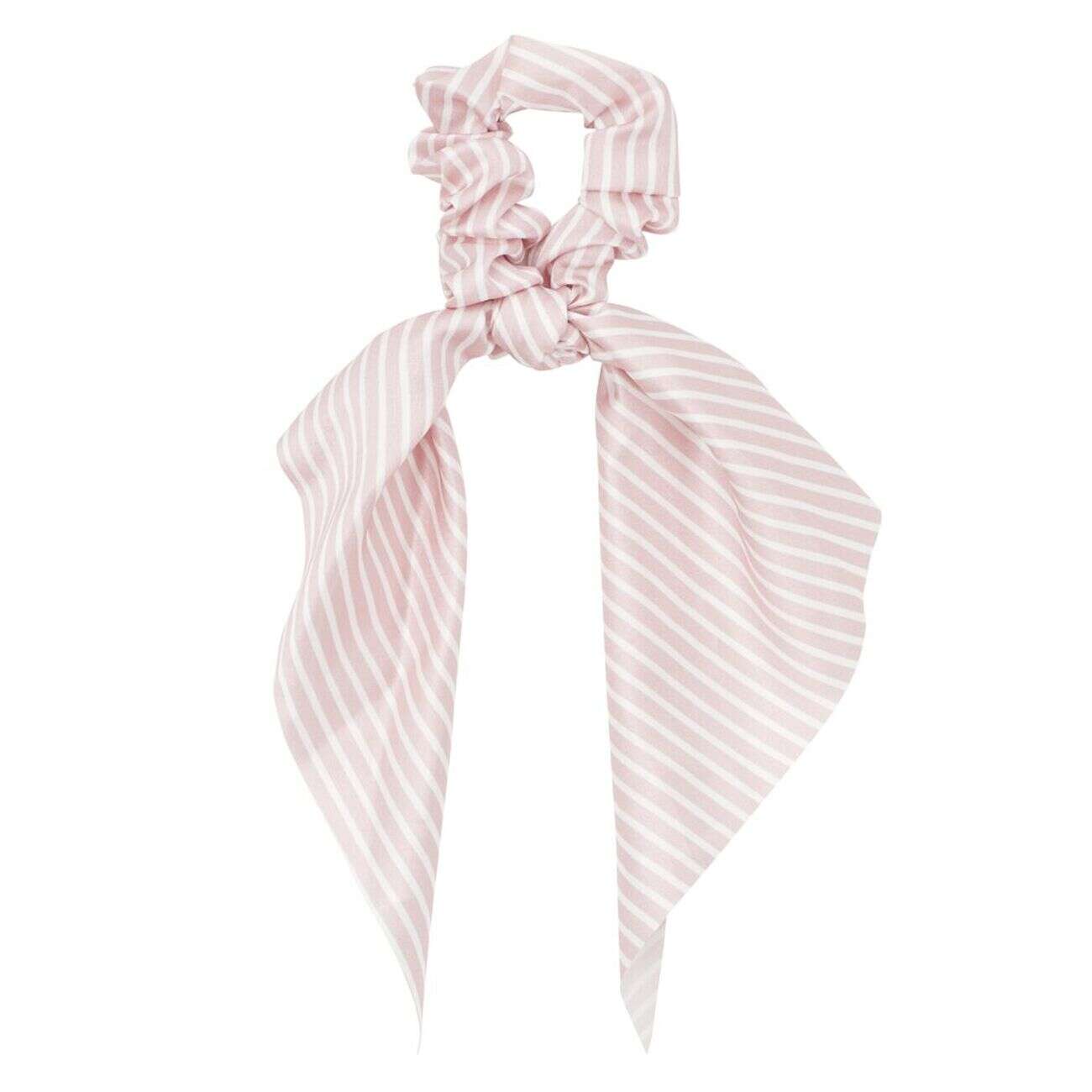 Chouchou ruban à cheveux en tissu rayé L29cm (4 modèles)