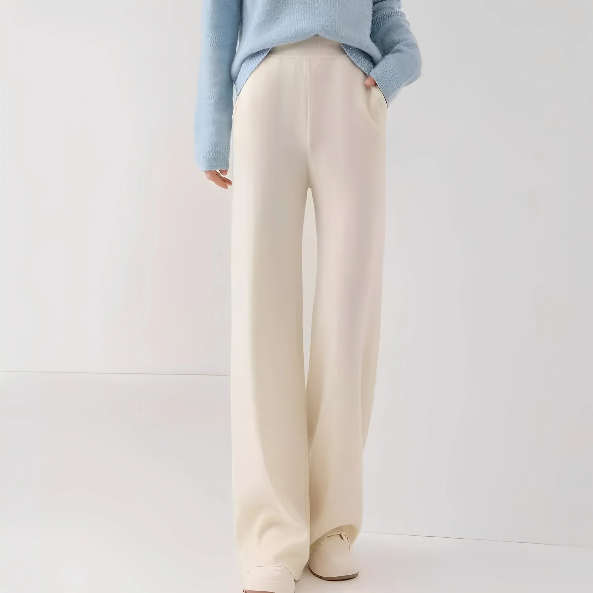 Jamie - Pantalon Formelle Taille Haute