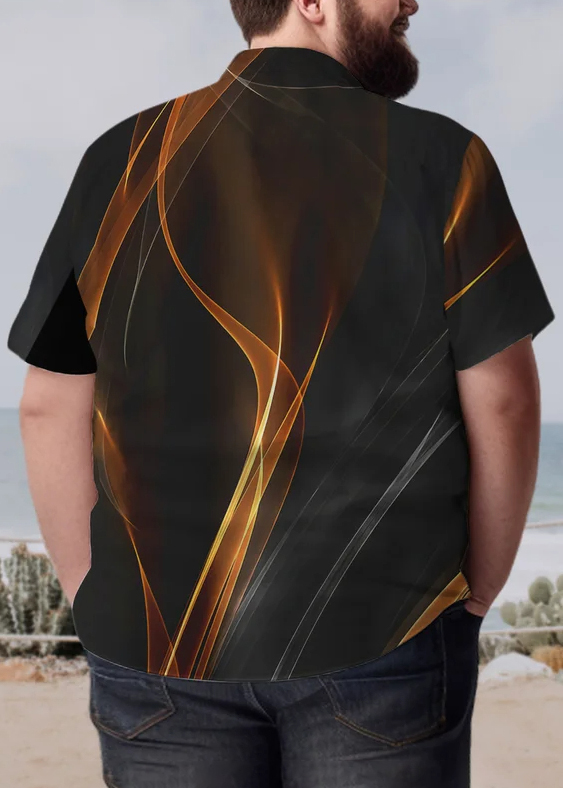 Chemise hawaïenne décontractée à manches courtes pour homme, grandes tailles, modèle 013