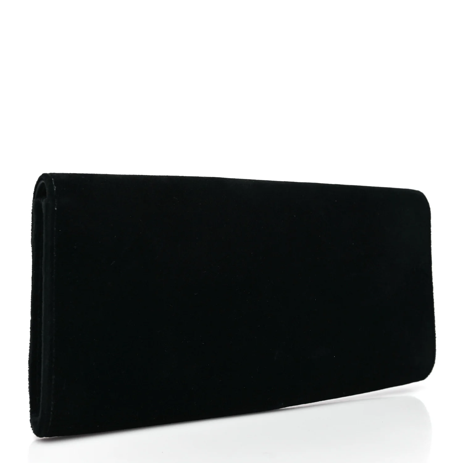 Velvet Dionysus Clutch Black