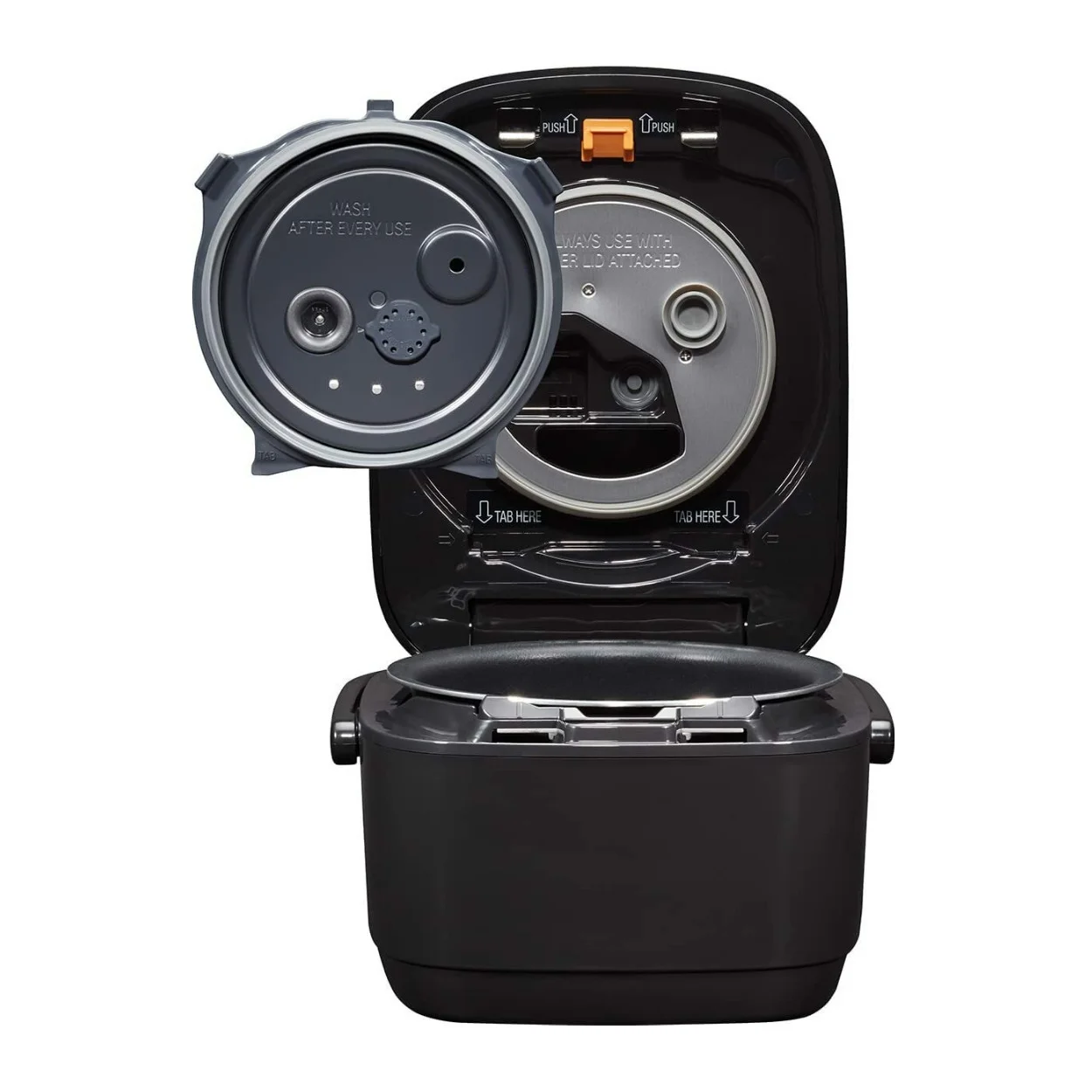 NW-JEC10BA 5.5-Cup Capacity Pressure Induction Heating Rice Cooker and Warmer (Black)(Black) - Image 9