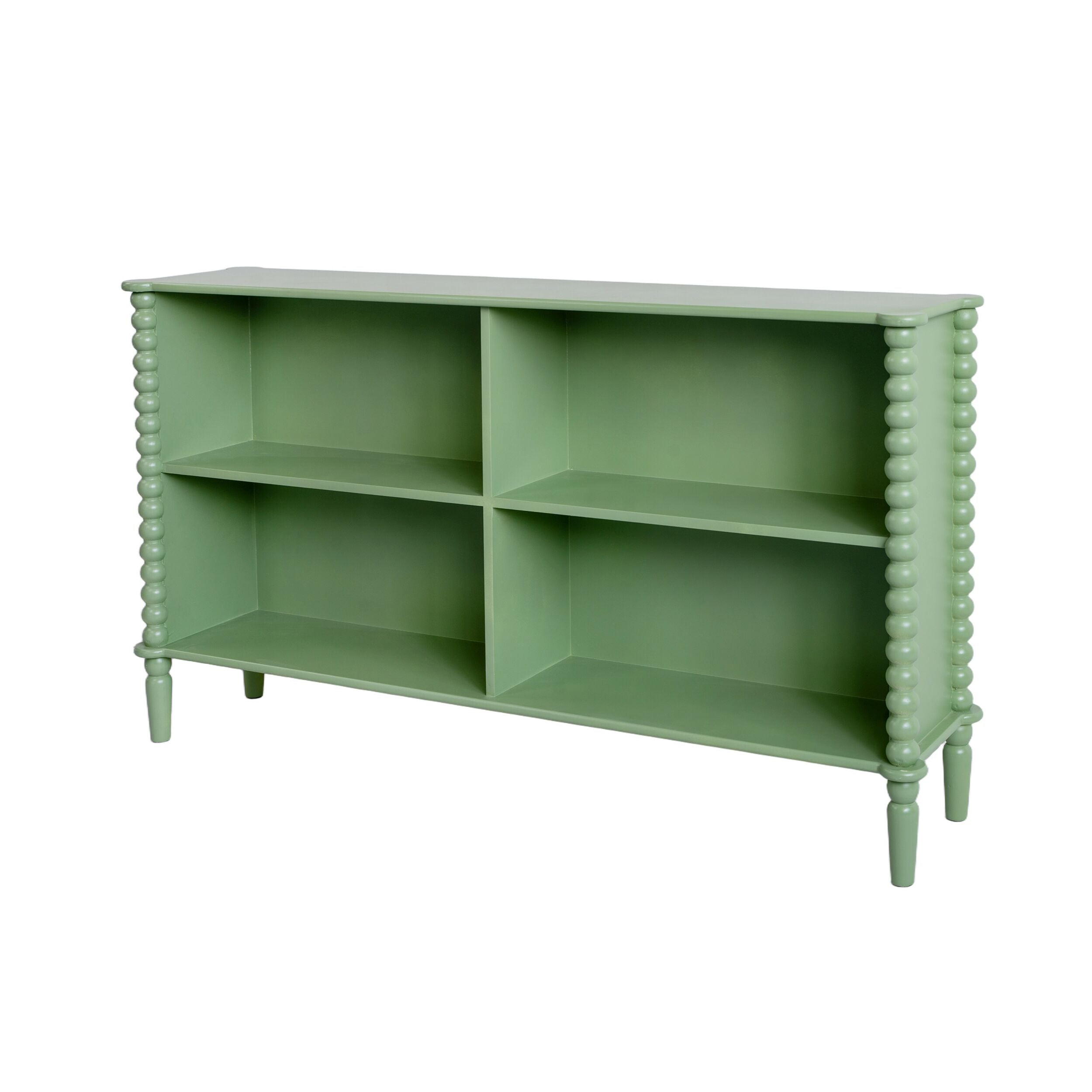 Maisie Low Bookcase Green