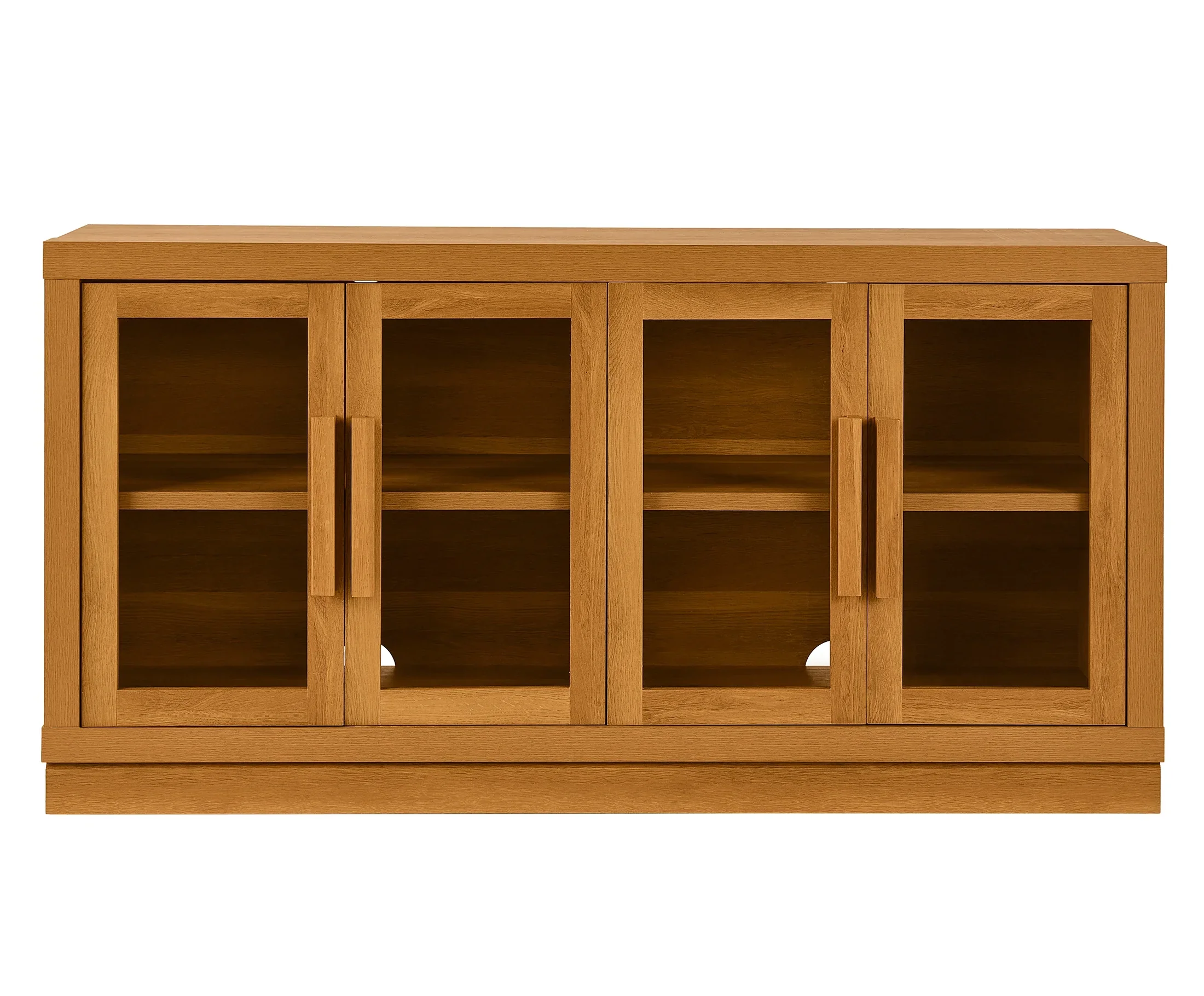 Better Homes & Gardens Ezra TV Stand for TV's up to 70, Light Honey finish