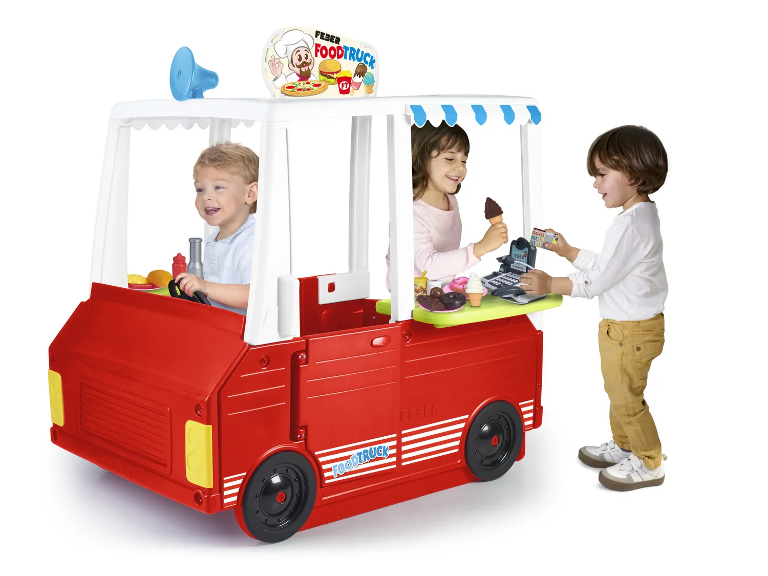 FEBER Camionnette  glace 2 en 1