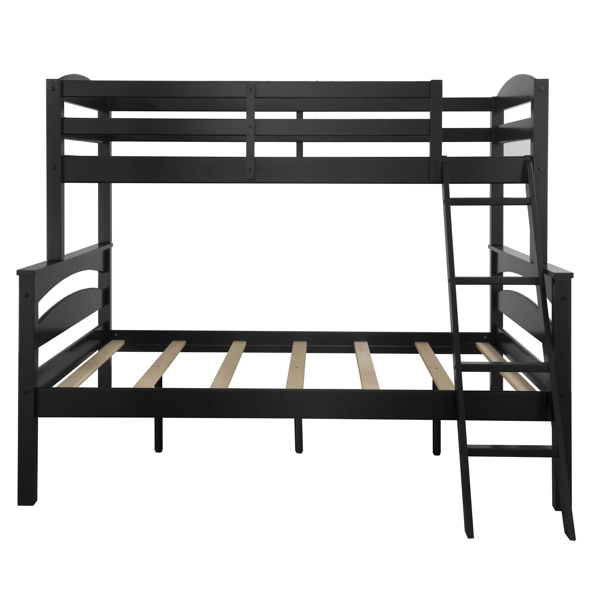 Better Homes & Gardens Leighton Kids' Convertible Twin-Over-Full Bunk Bed, Gray