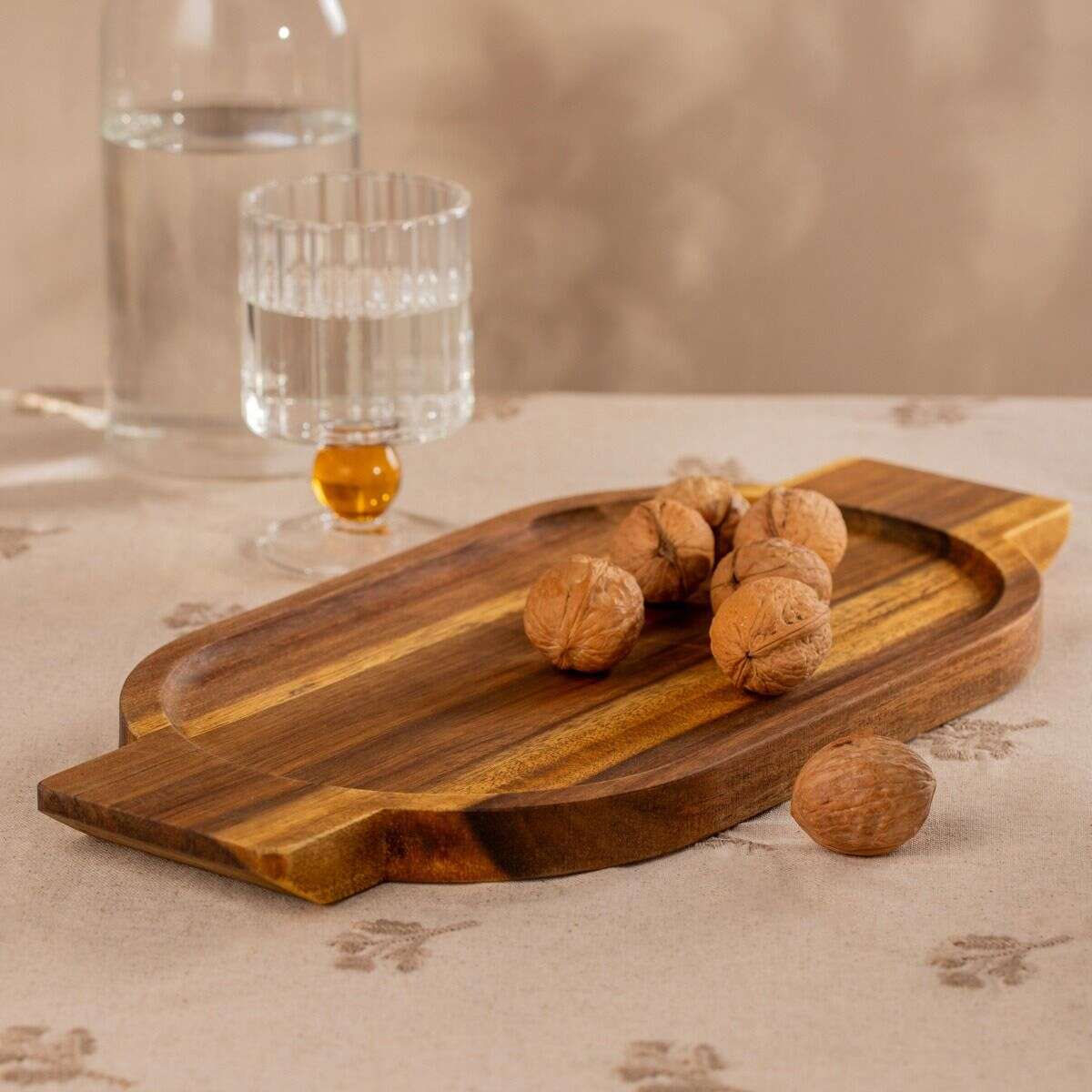 Deska do serwowania MOOKA akacjowa podłużna 38x18x2 cm