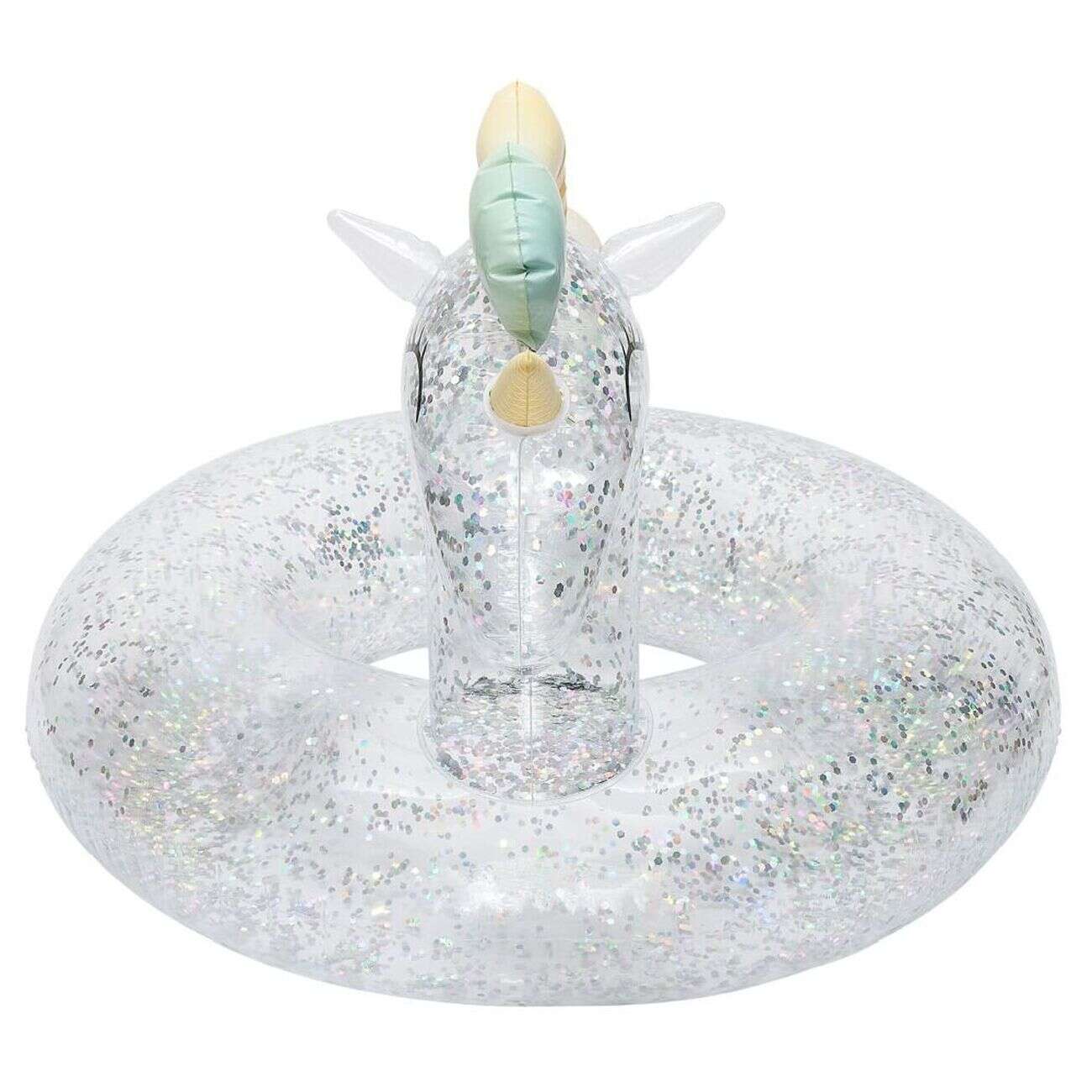 Bouée licorne paillettes Funky Ø144xH76cm