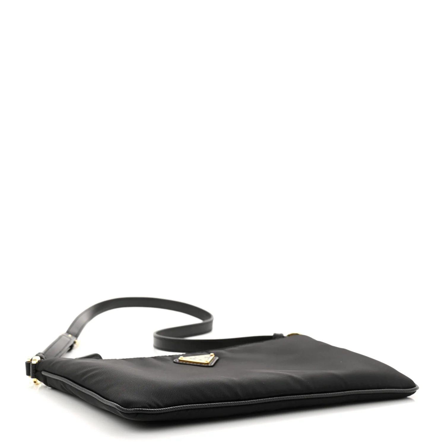 Re-Nylon Saffiano Pouch Black