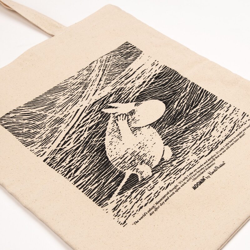 Mummi handlenett 38,5x42 cm Mummitrollet beige