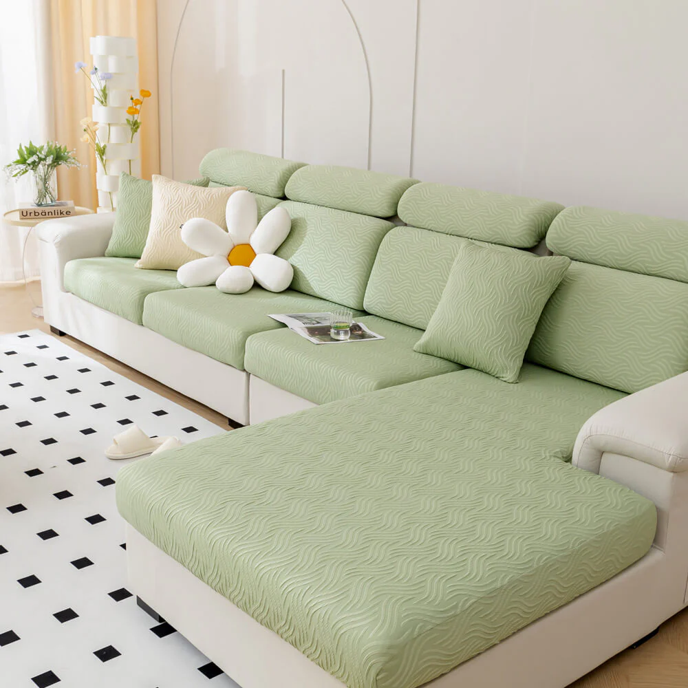 Modern Cooling Water-resistant Antifouling Stretch Magic Sectional Couch Cover