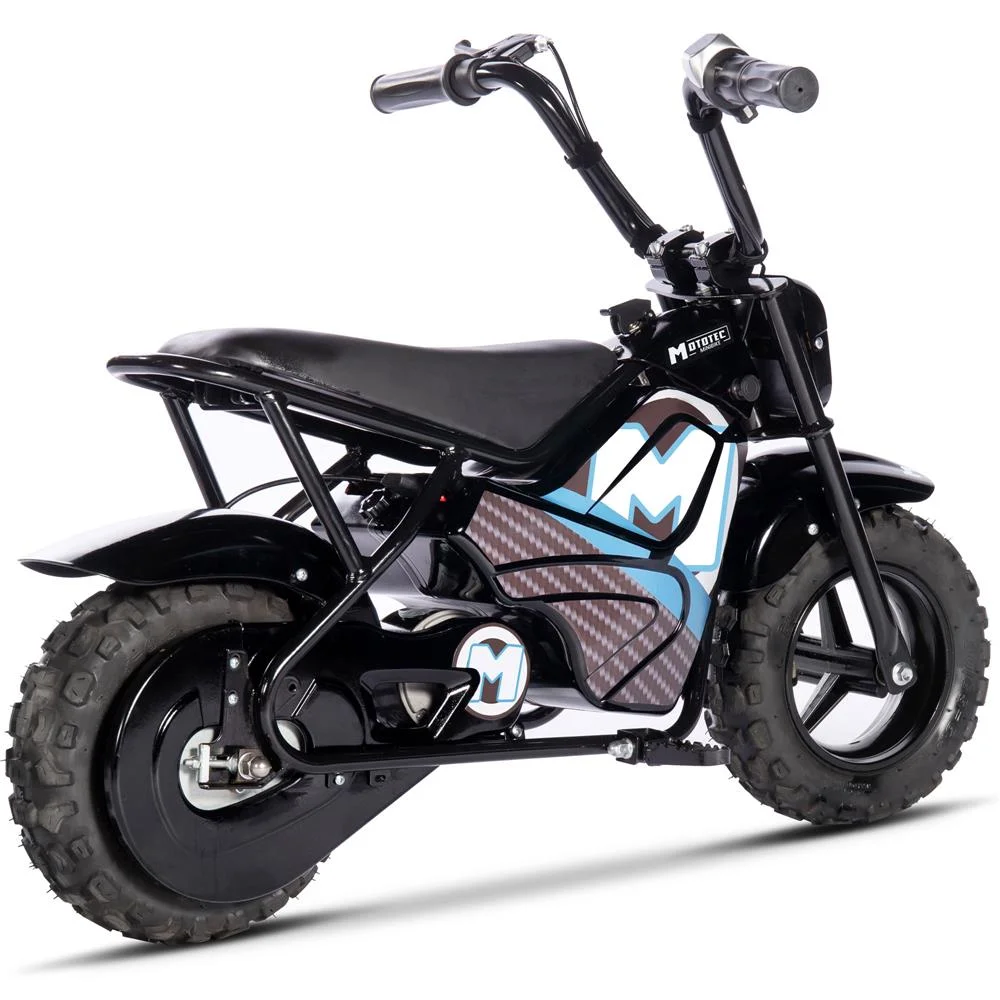 Mototec 24v 250w Electric Powered Mini Bike Black