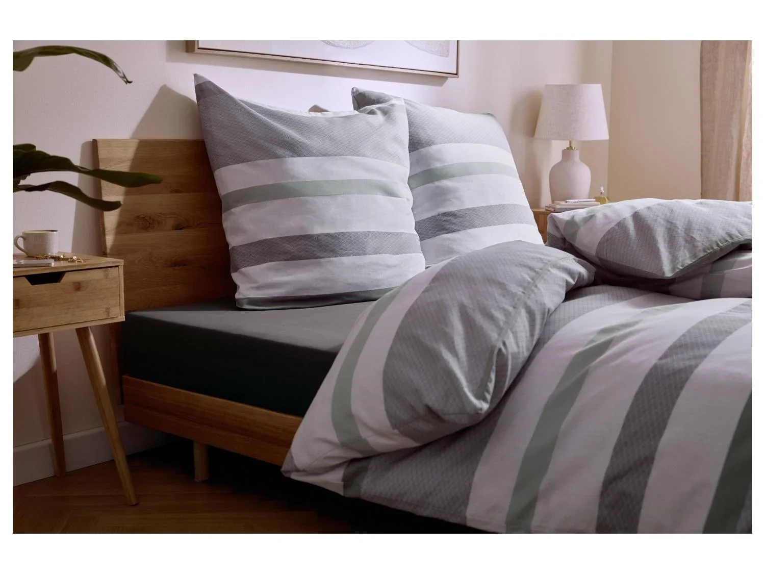 LIVARNO Lot de 2 draps-housses en jersey, 90-100 x 200 cm