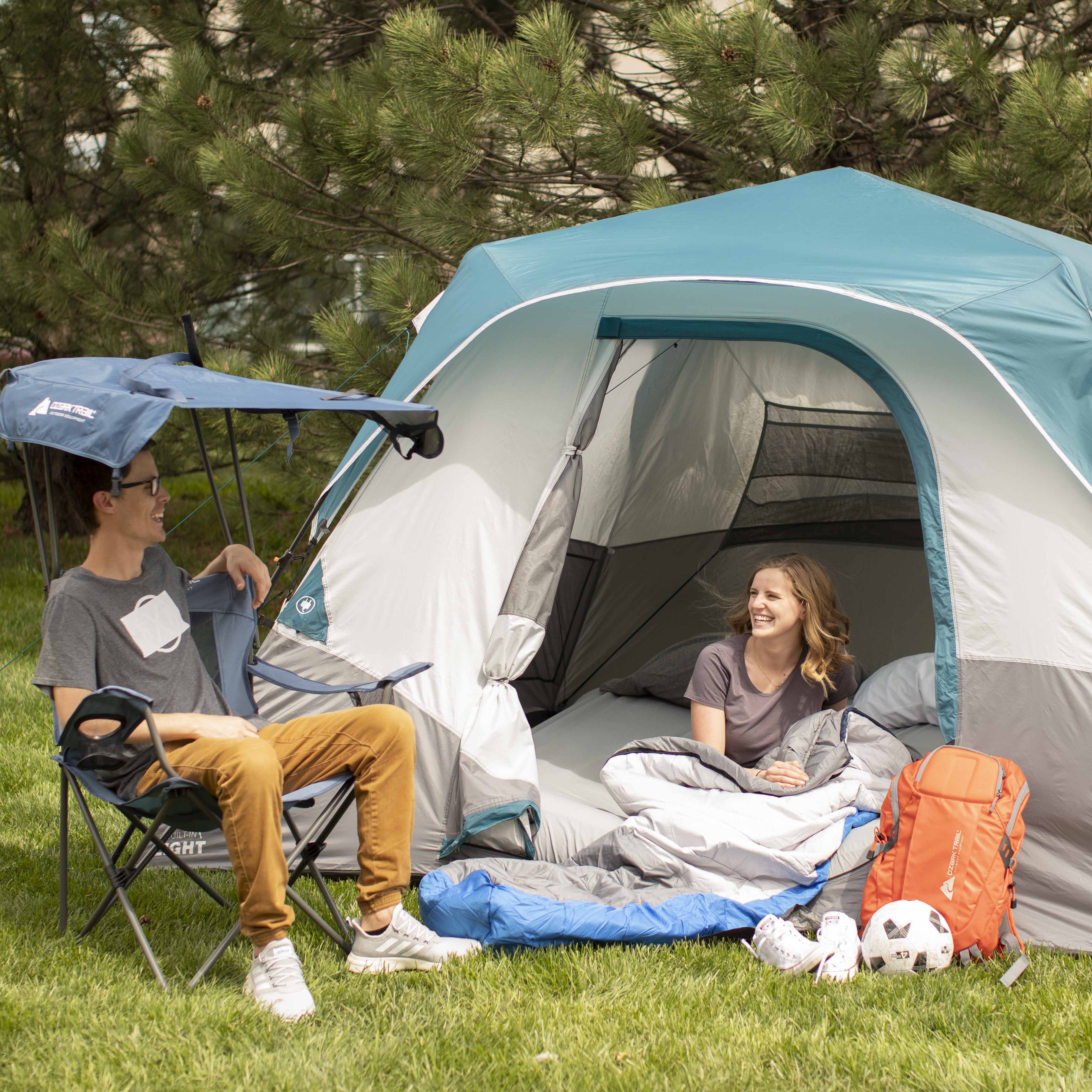 Ozark Trail Sand Island Shaded Canopy Camping Chair with Cup Holders Image 9