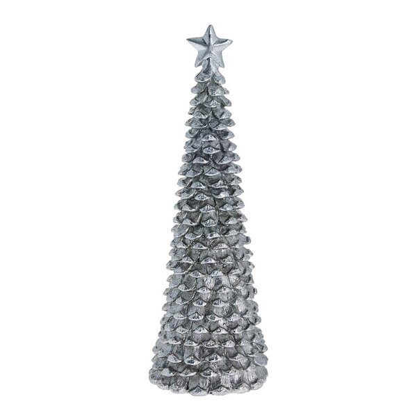 Serafina juledekorasjon tre 27 cm antikk sølv
