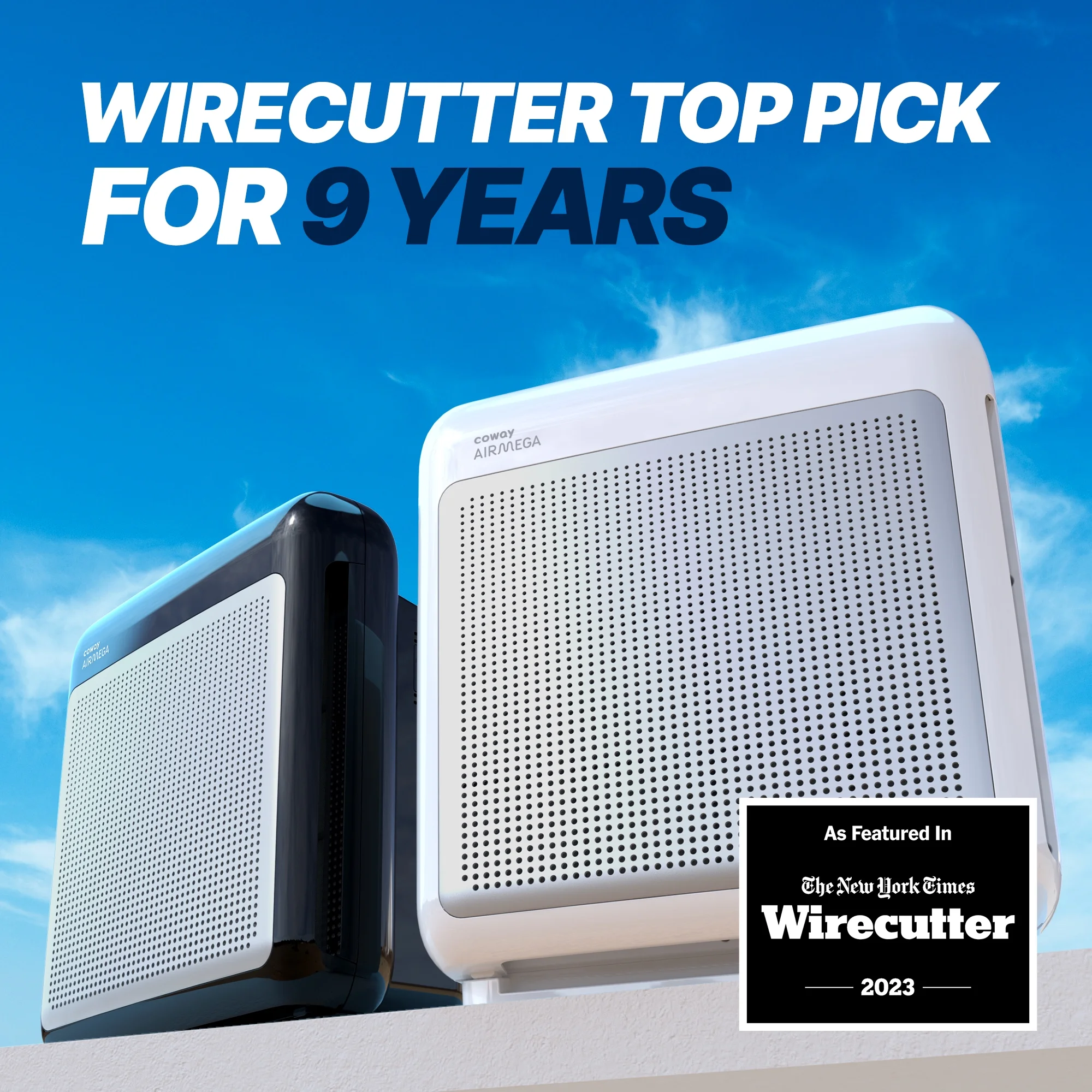 Air Purifier Airmega 200M True HEPA with 361 sq. ft. Coverage in Black - Image 3
