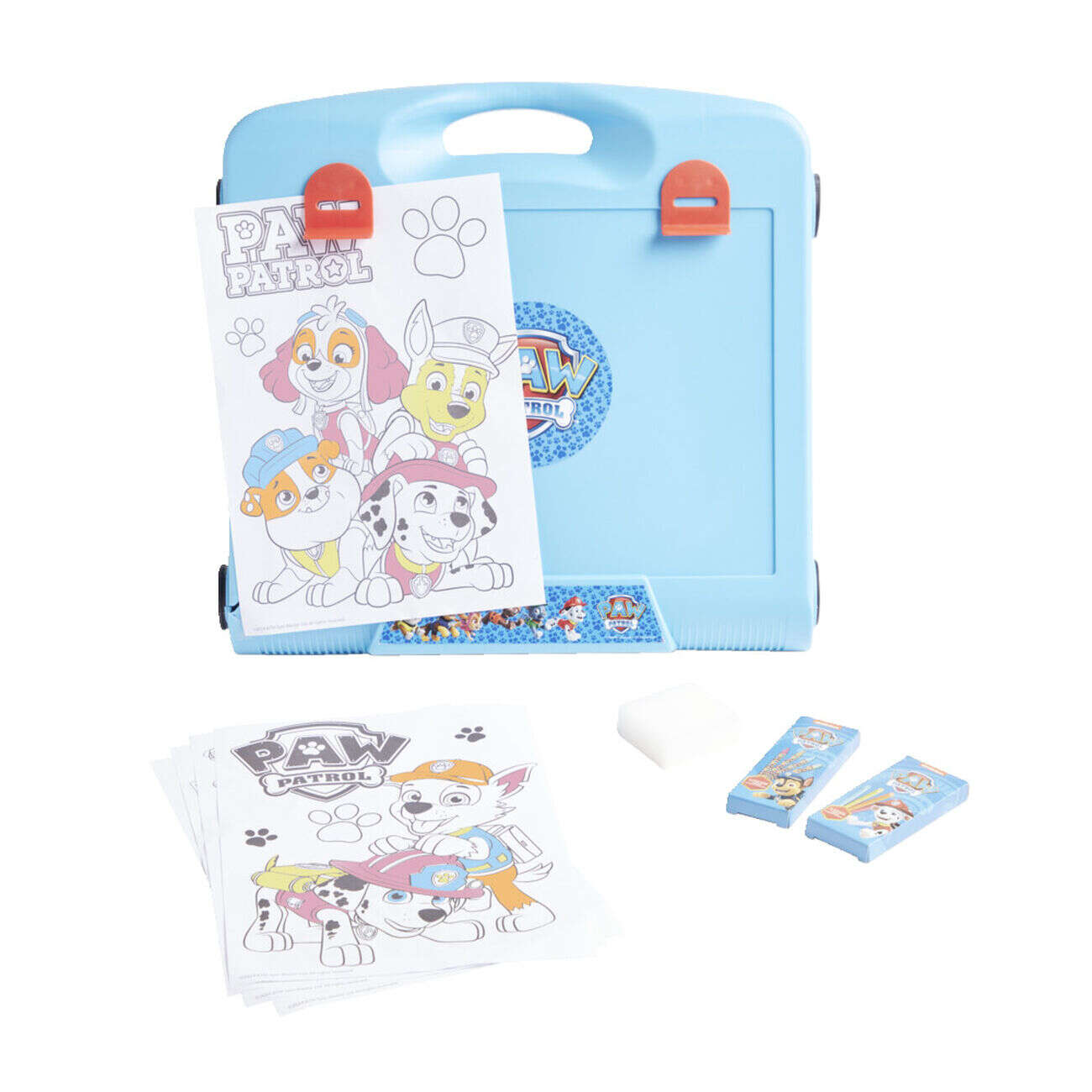 Chevalet Pat Patrouille plastique bleu