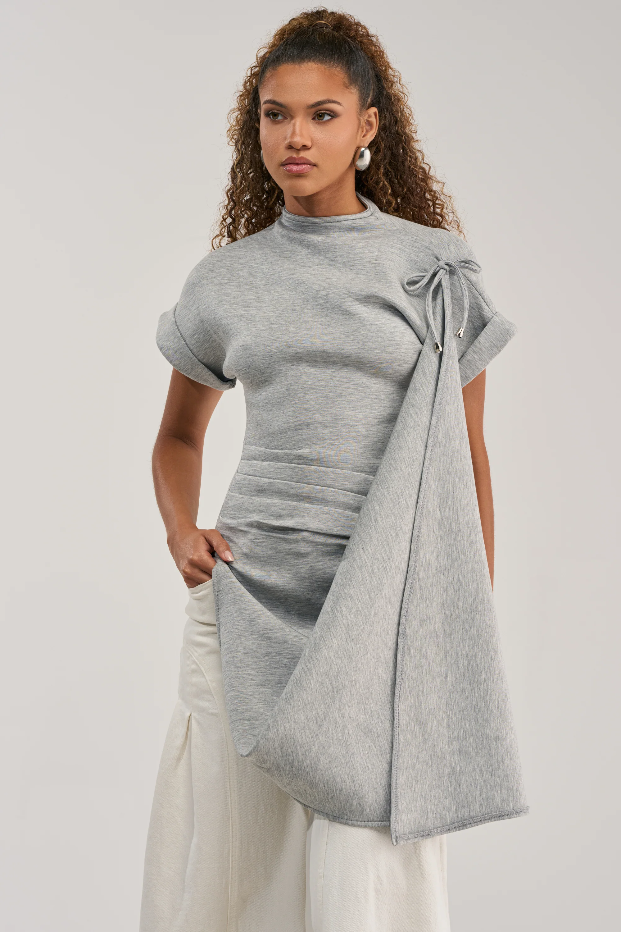 REAL ONES KNOW SCUBA DRAPED TOP - Akira Store