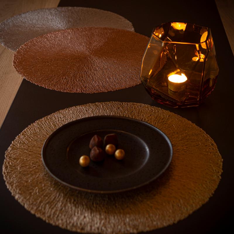 Iglo lykt medium 15 cm cognac