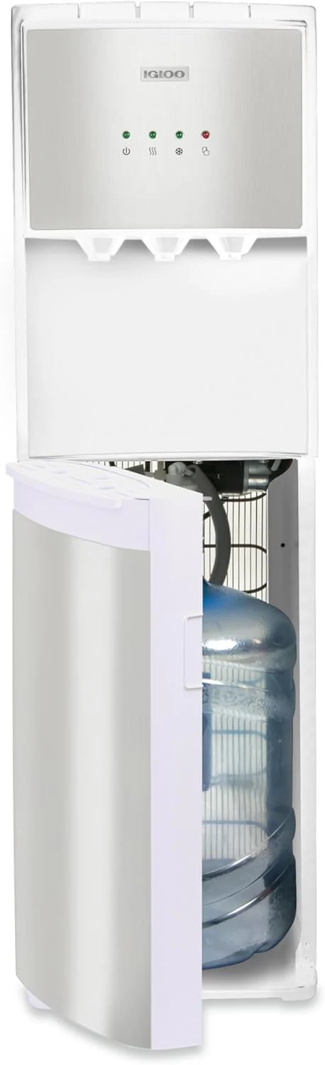 Fontaine à eau Igloo à chargement par le bas, distributeur d'eau chaude et froide à température ambiante, capacité de bonbonnes de 5 gallons