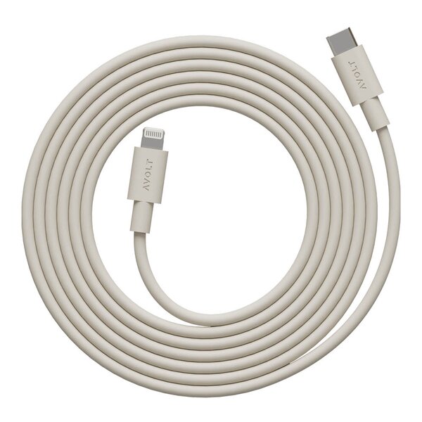 Cable 1 USB-C til Lightning kabel 2 m Nomad Sand