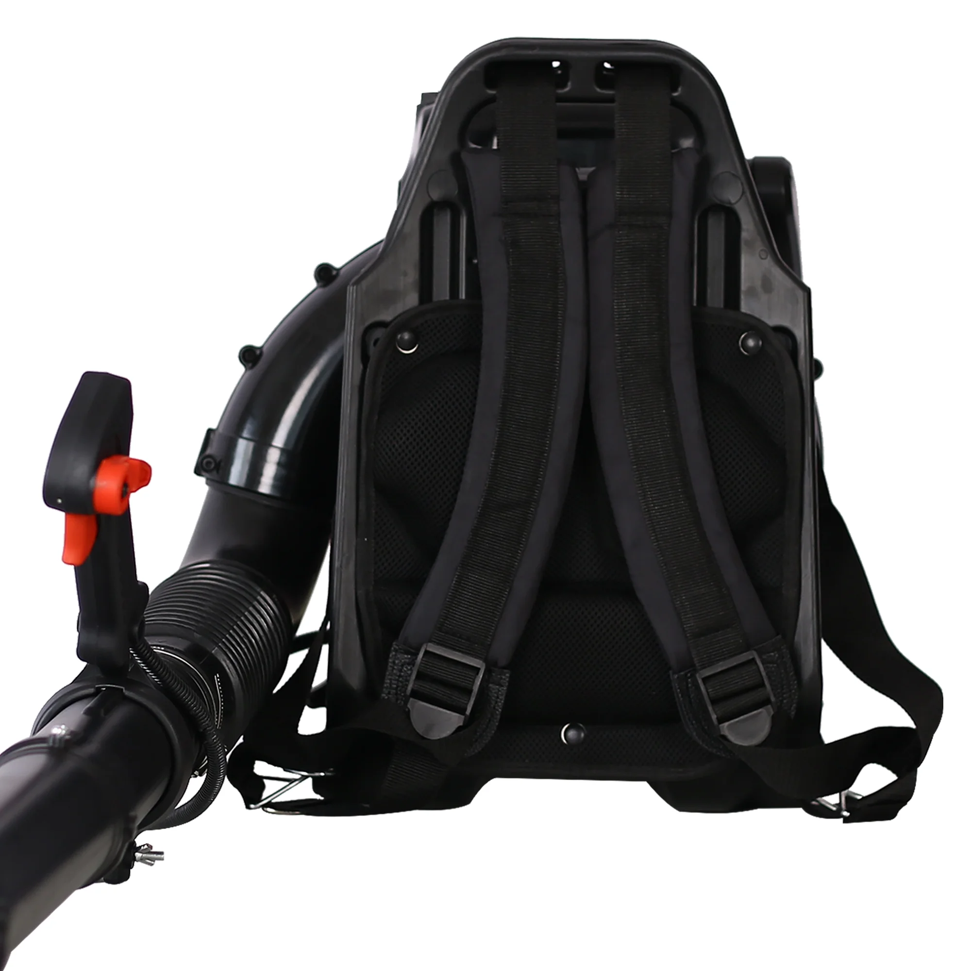 Backpack Leaf Blower Gas Powered 76CC, Upgraded Cordless Leaf Blower 750CFM Powerful, with Adjustable Handle Extended Tube for Yard(76CC-Red) - Image 4