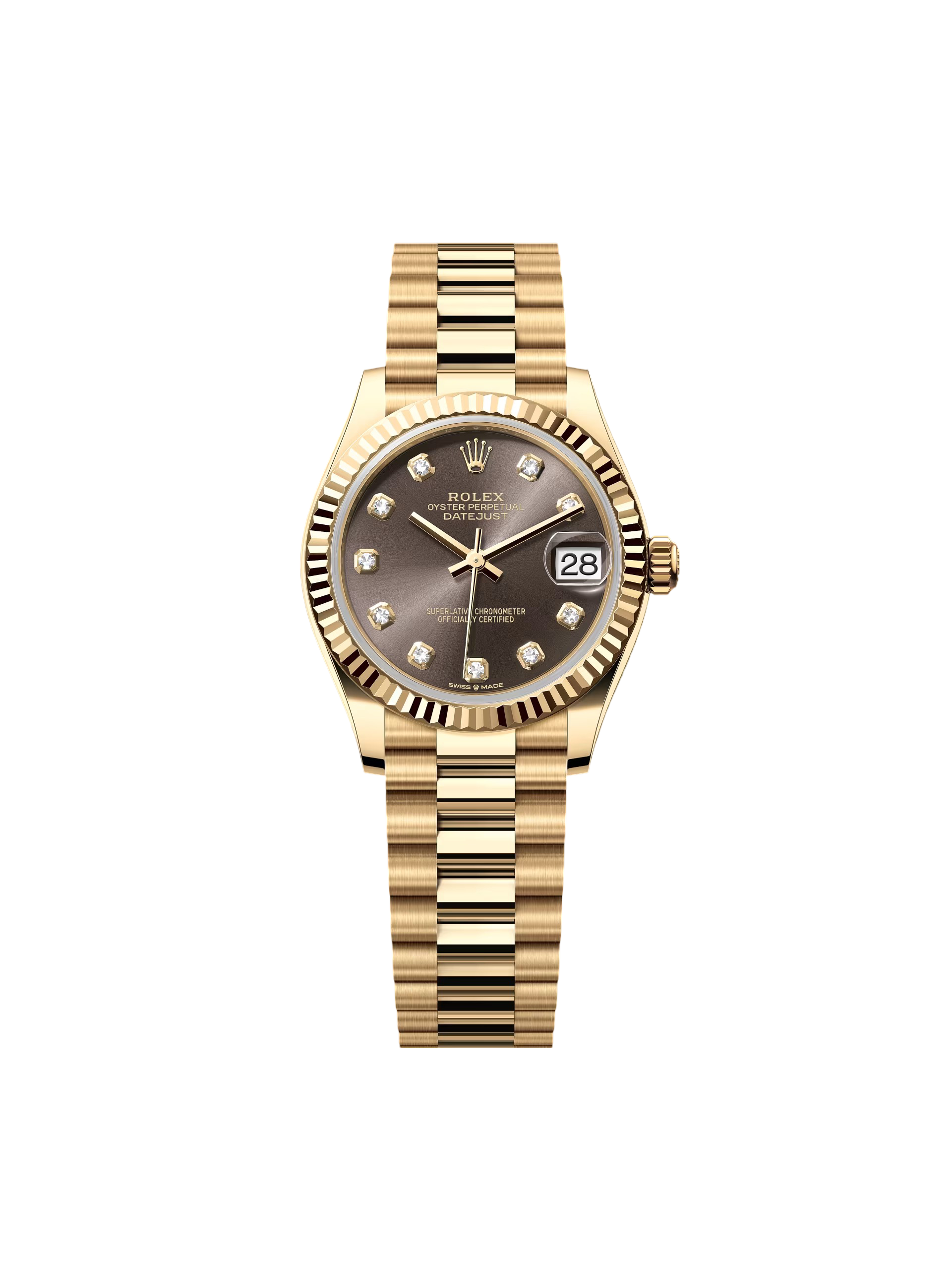 【Super Clone】RLX Datejust m278278-0036 Dark Grey 31mm Dial President Bracelet Watch